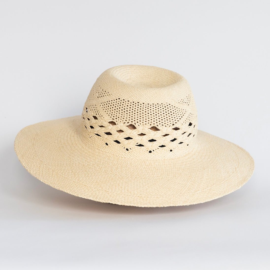 Vintage Panama Fedora Hat