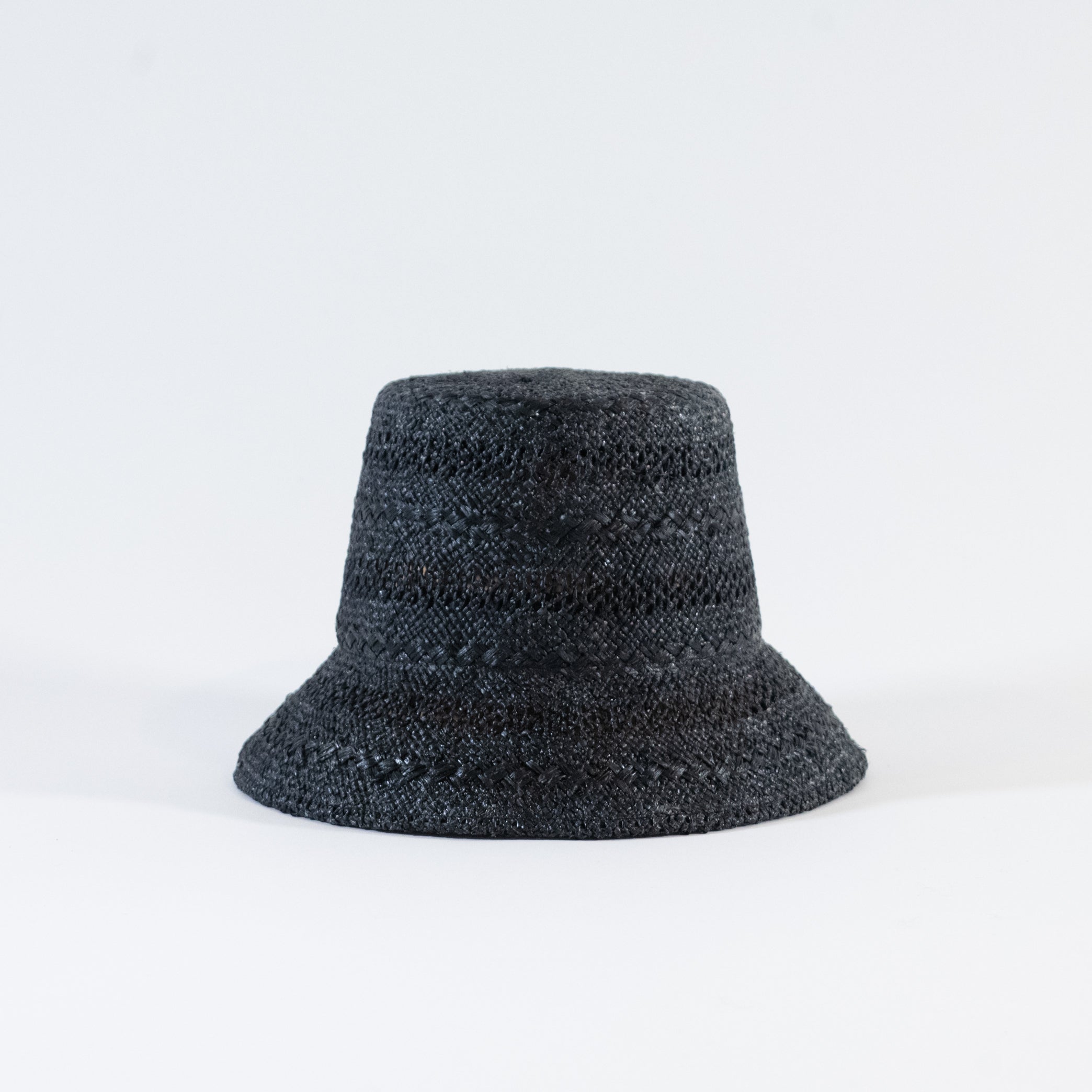 Vintage Raffia Bucket