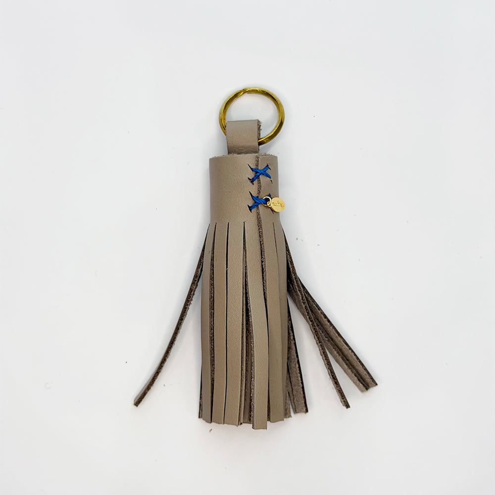 marihoja Leather Tassel (Greige)