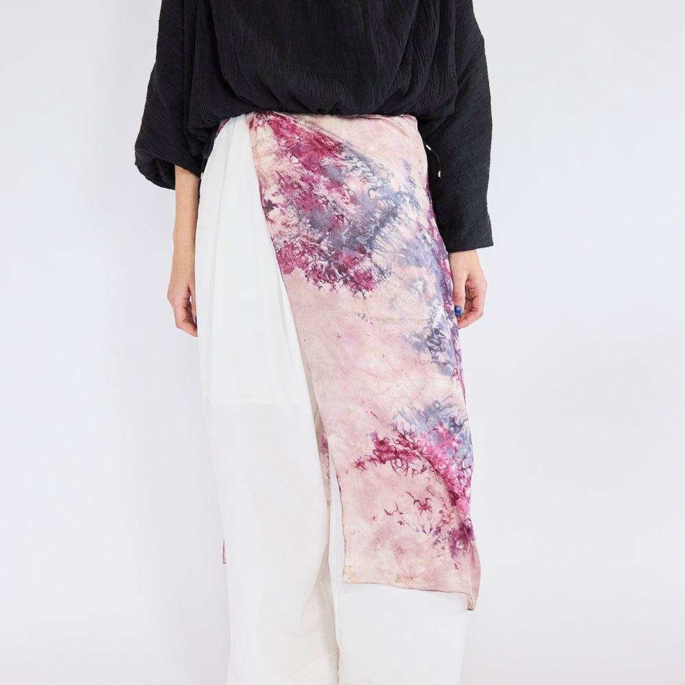 花影 -HANAKAGE- Silk Scarf _PINK_