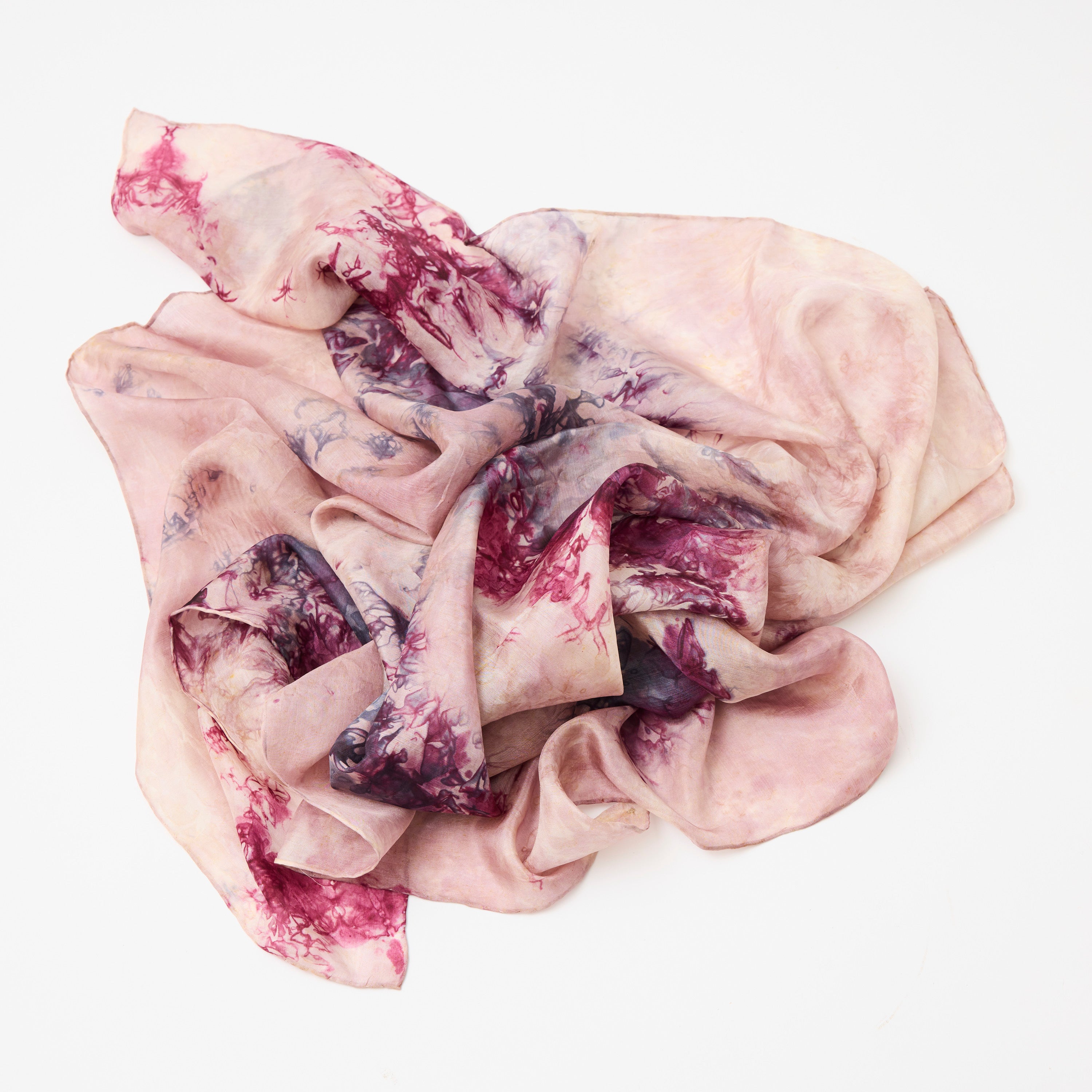 花影 -HANAKAGE- Silk Scarf _PINK_