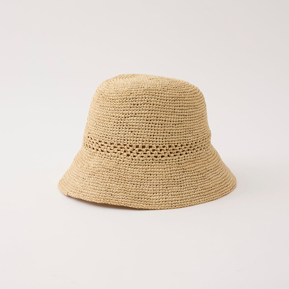 Raffia Lace Line Bucket