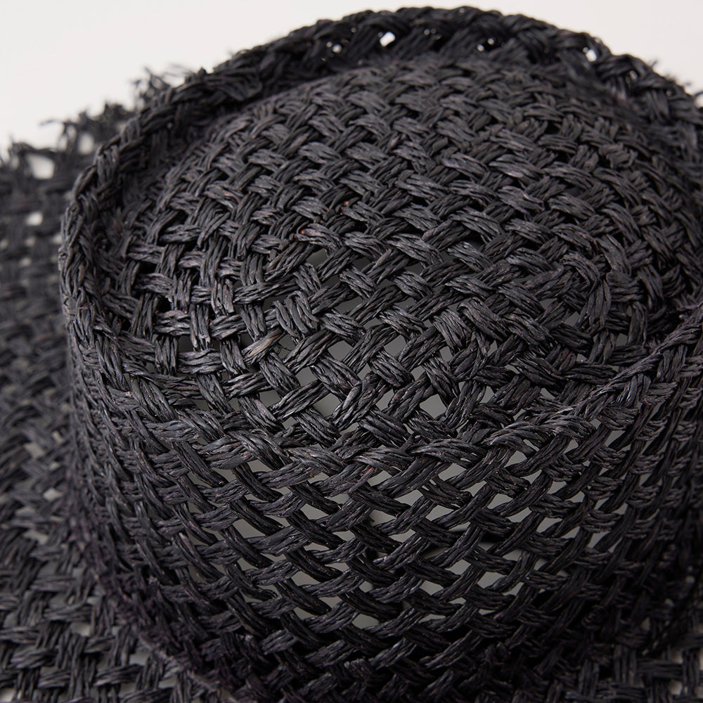 Vintage Porkpie Hat【Peper Black】