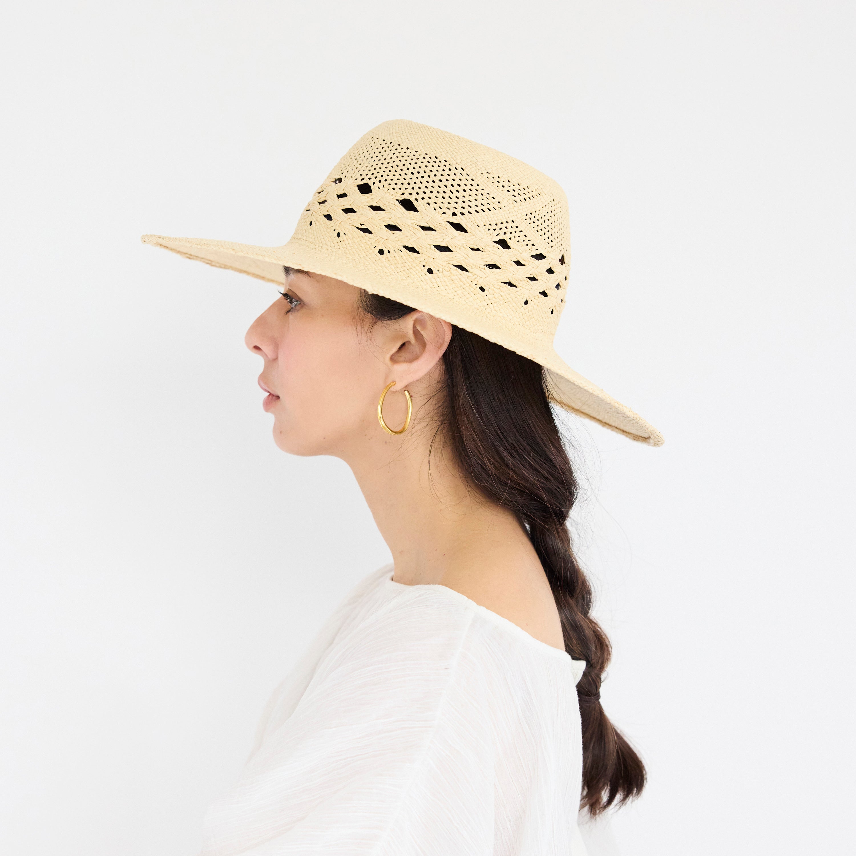 Vintage Panama Fedora Hat