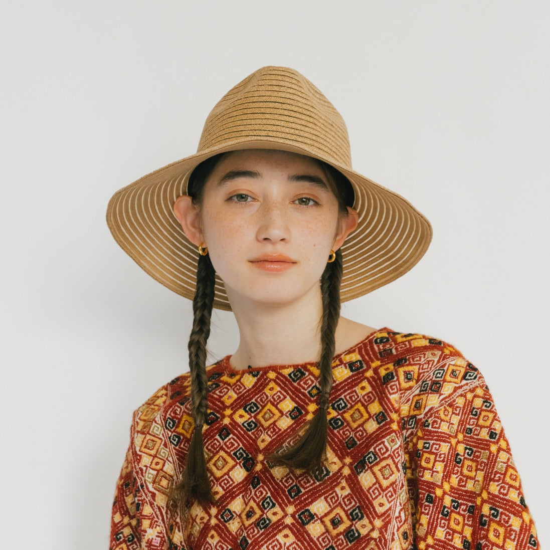 Paper Braid Sheer Fedora Hat