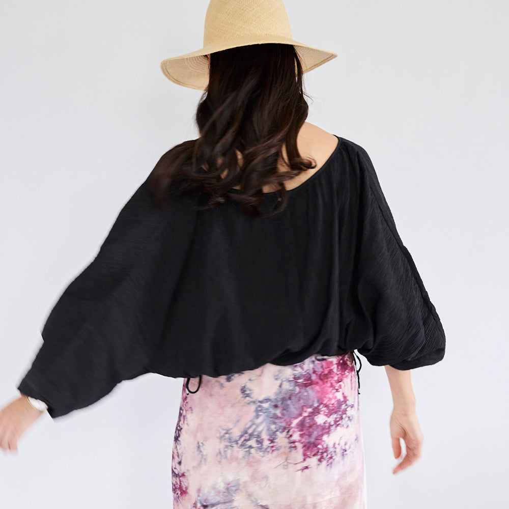 India Cotton Gather Tunic