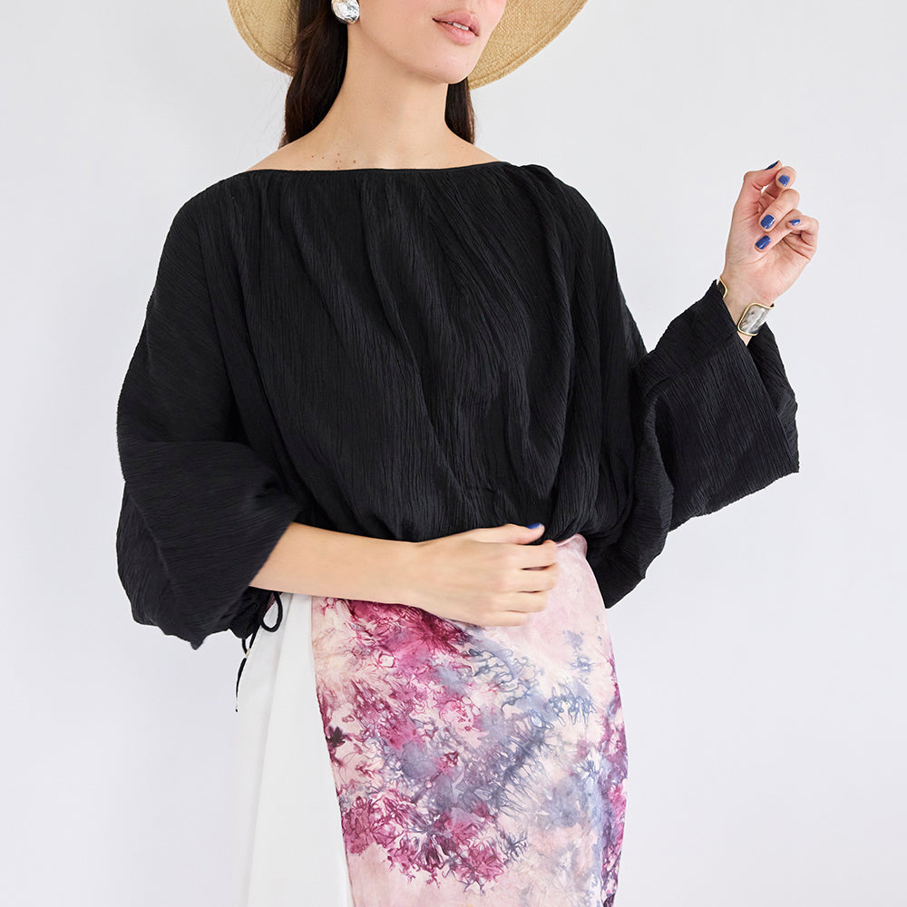 India Cotton Gather Tunic