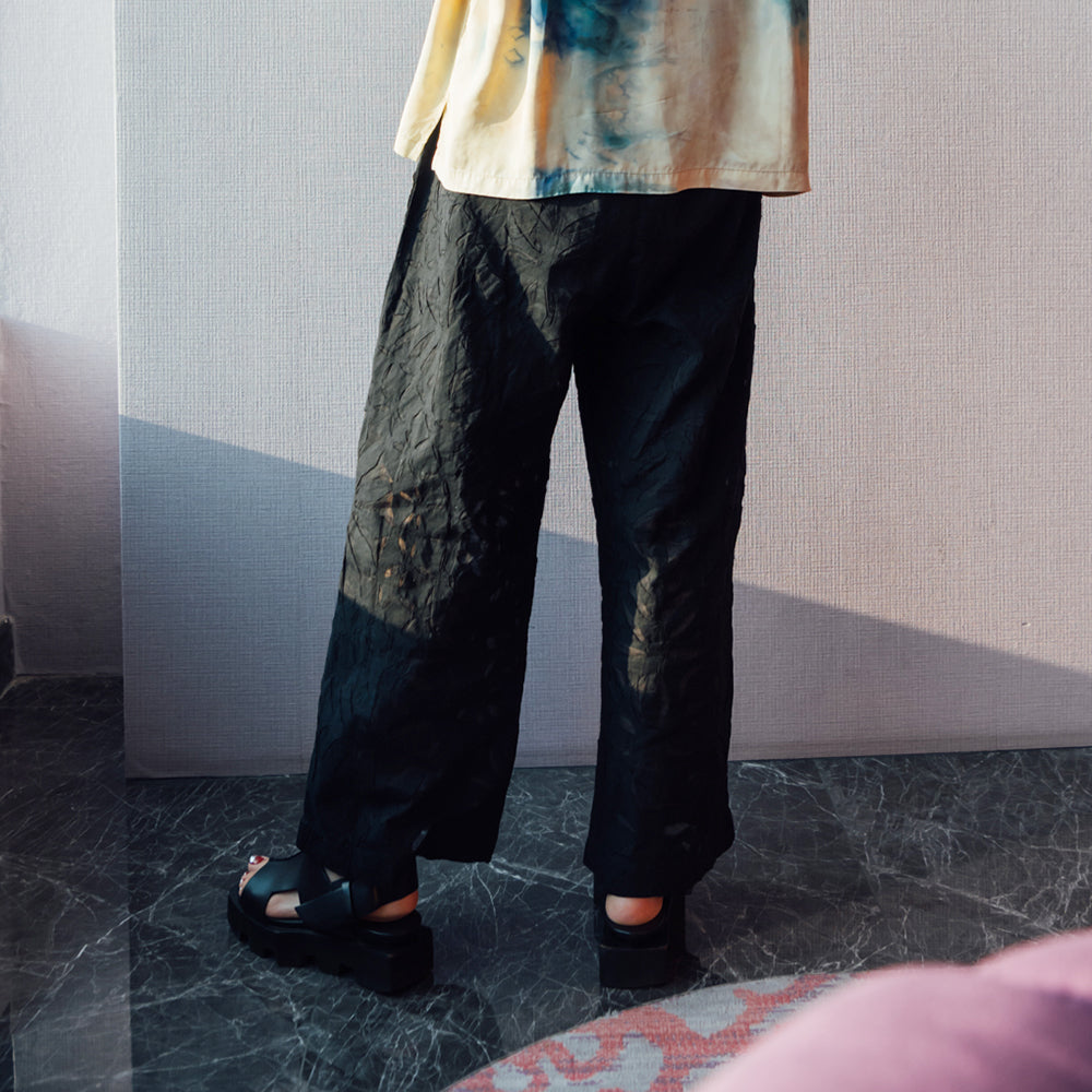 India Cut Work Quilt Pants