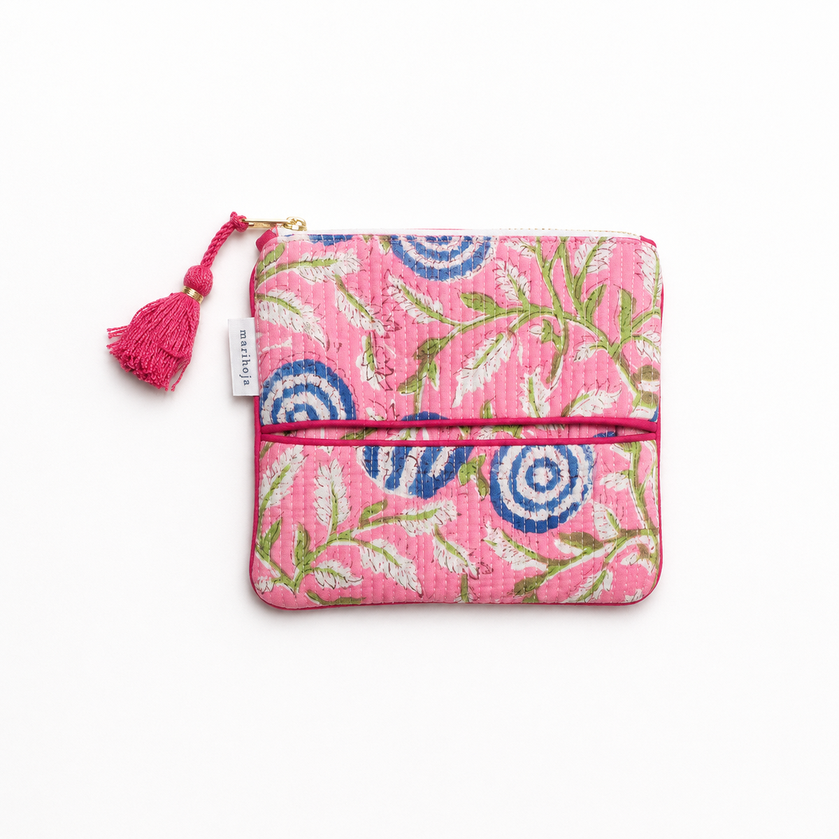 Block Print Kantha Tissue Pouch