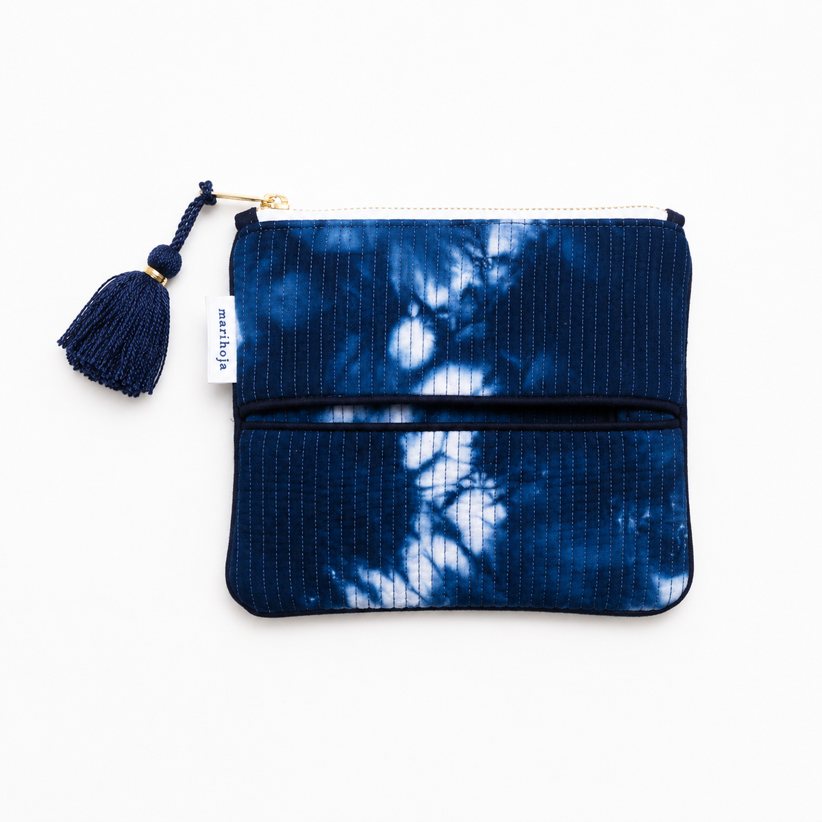Block Print Kantha Tissue Pouch