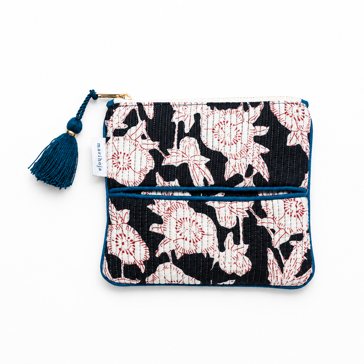 Block Print Kantha Tissue Pouch