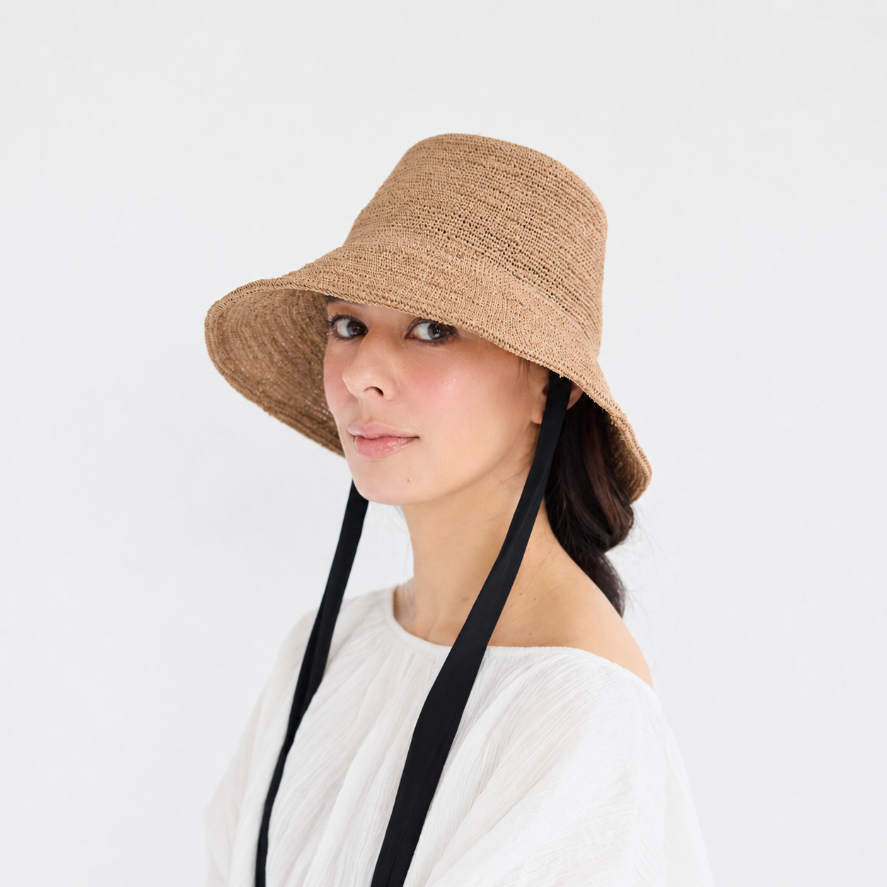 Weave Raffia Shade Hat