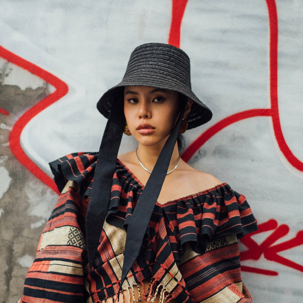 【送料無料】Lom Raffia Hat