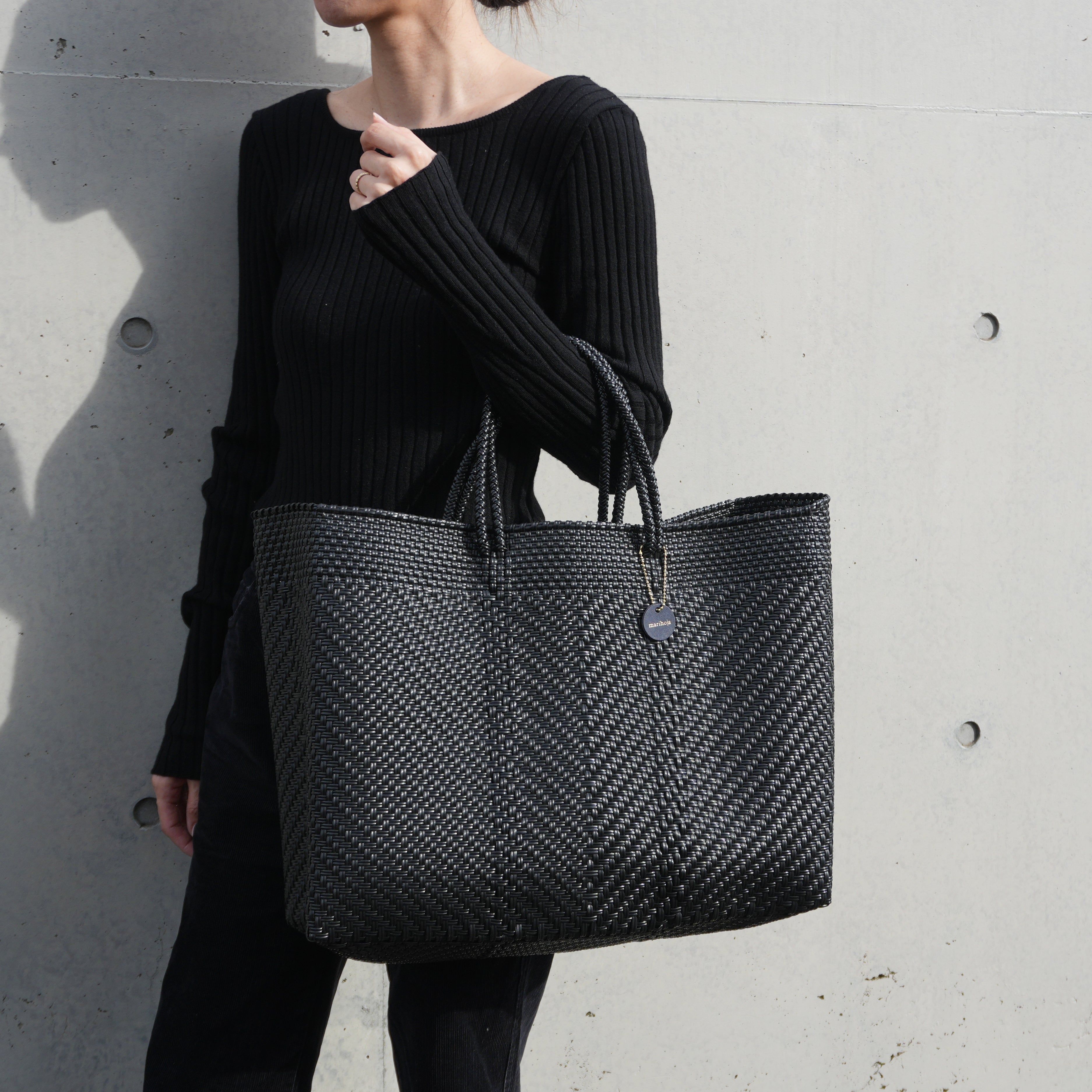 Mercado Bag Isabel -Solid Black-