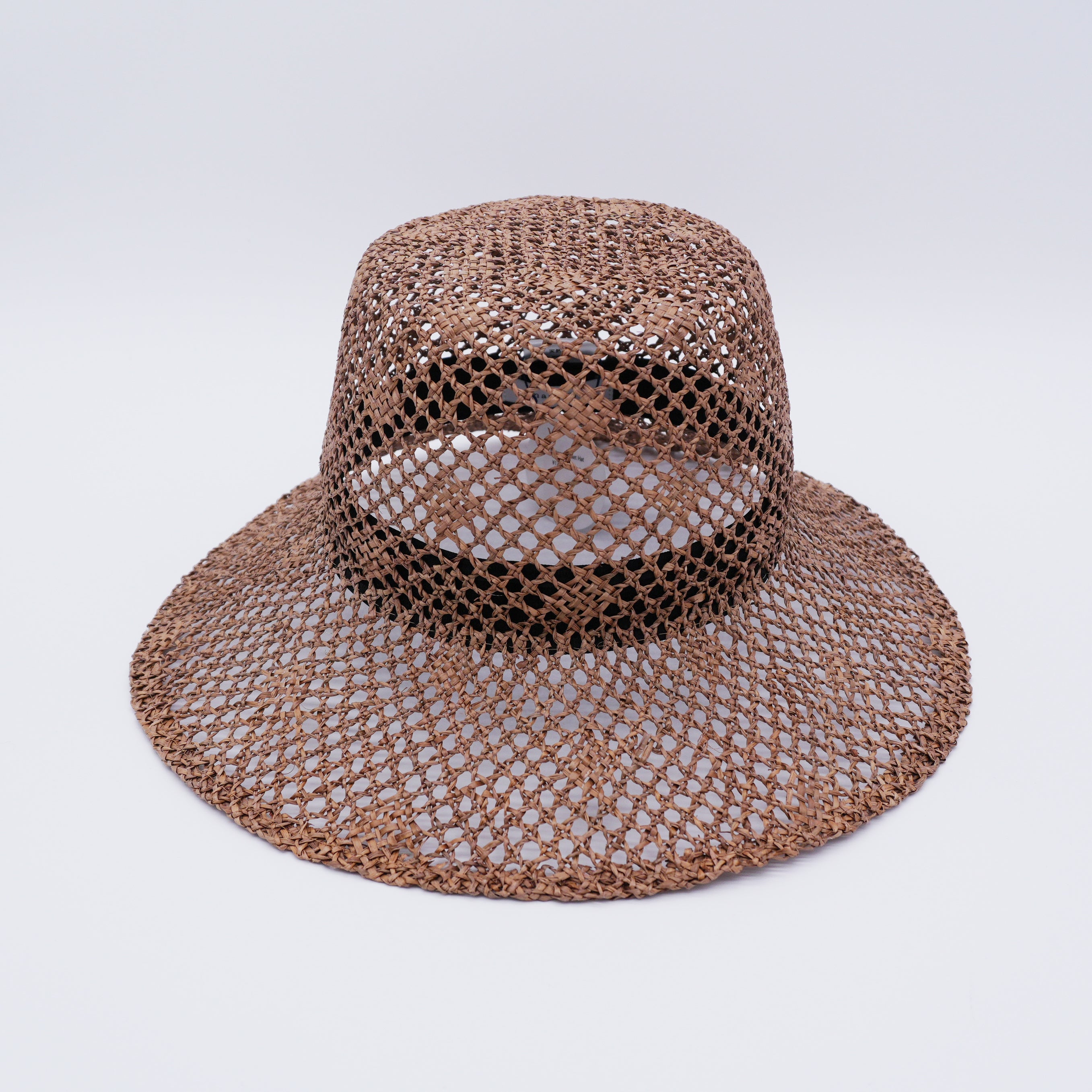 Sombrero plano vintage (mezcla marrón)