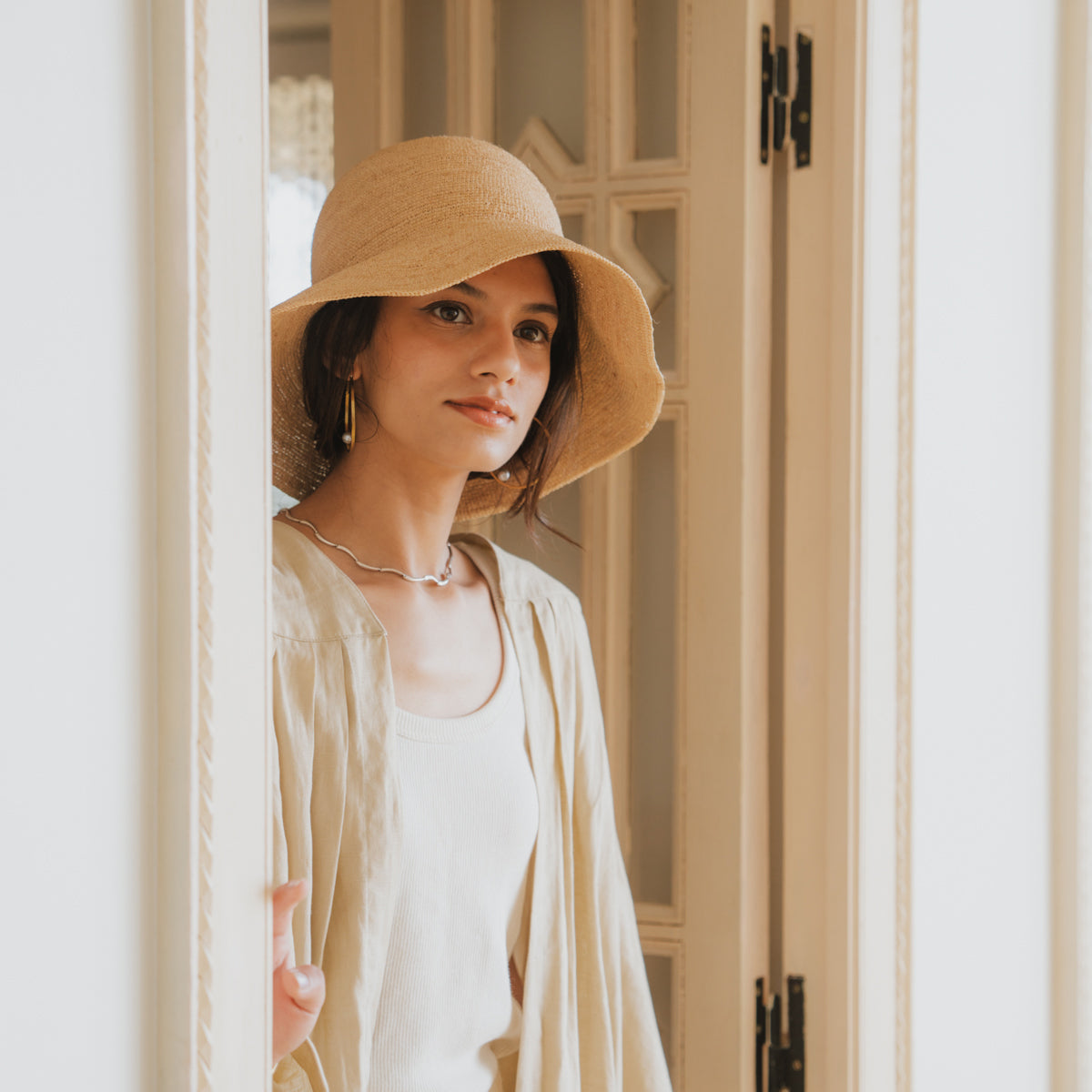 Tejido Capelina Rafia