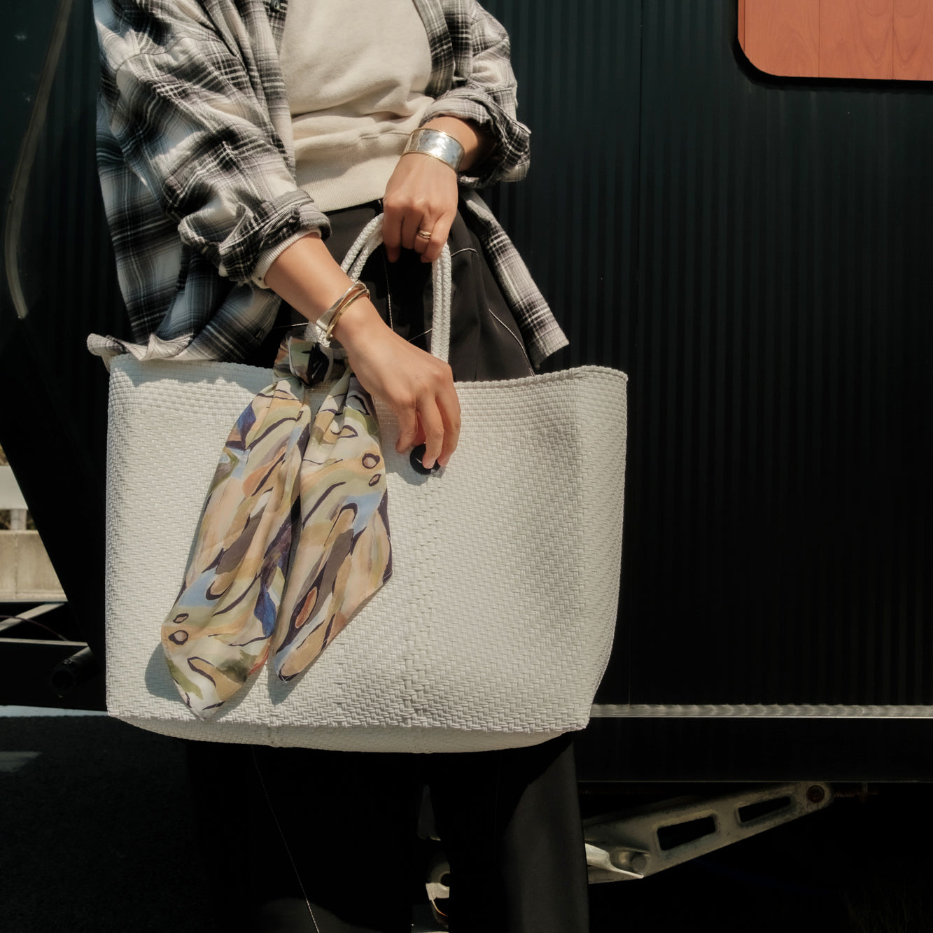 Mercado Bag Isabel (Black&Cream)