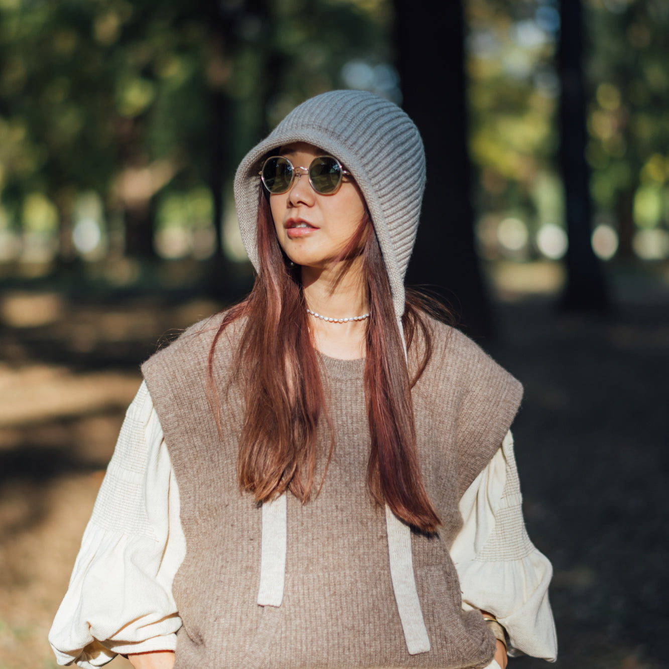 Cashmere Hood Knit