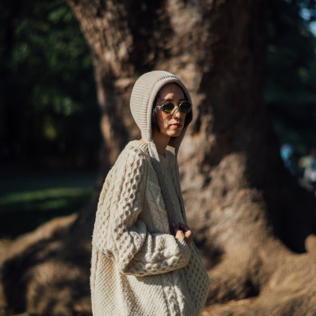 Cashmere Hood Knit