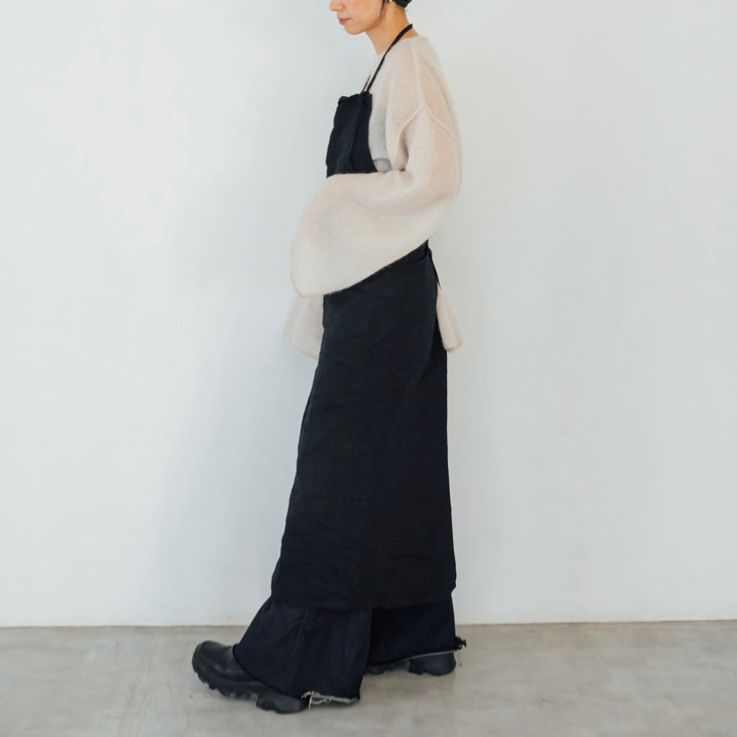 Black Dyed Vintage Apron 6
