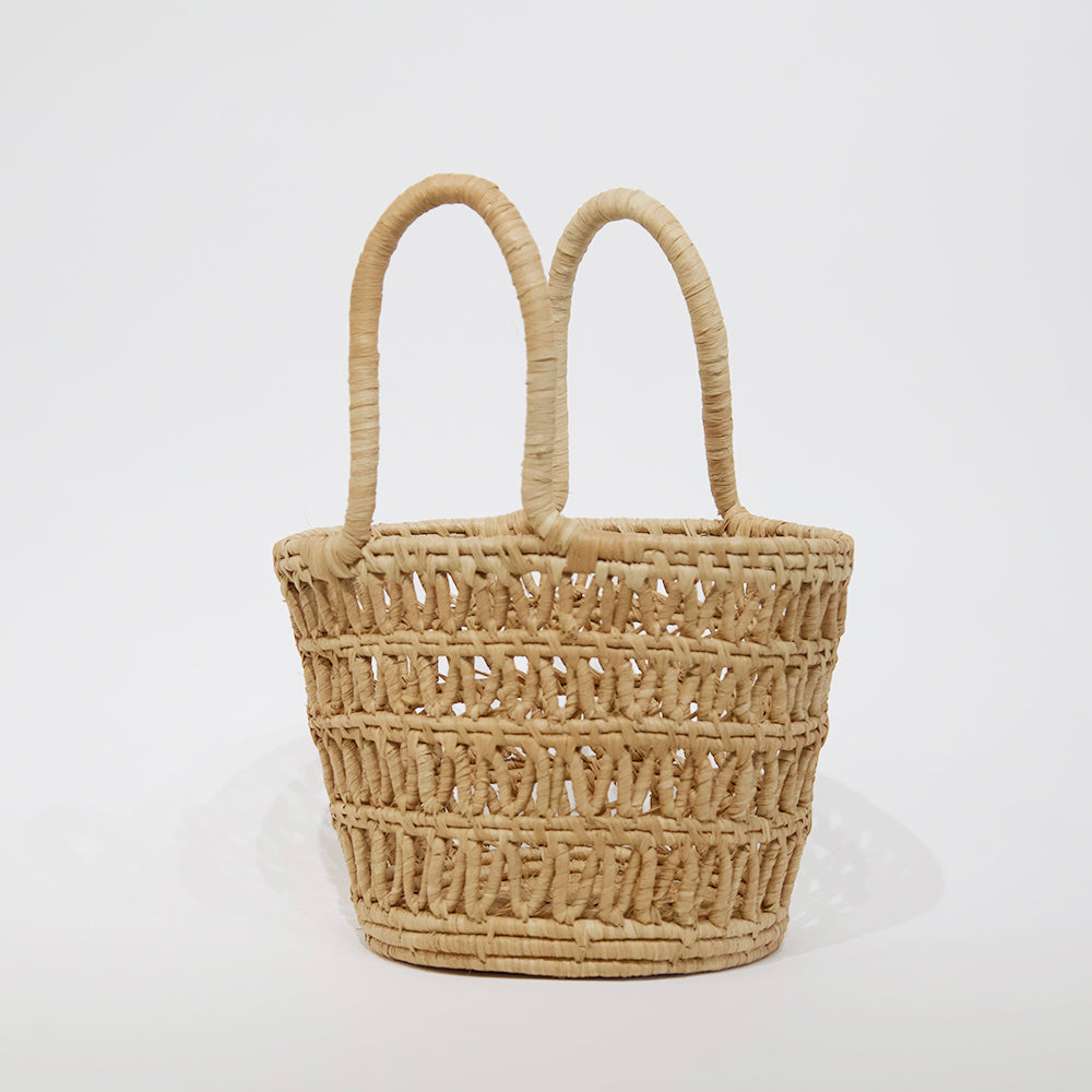 Madagascar Raffia Basket A