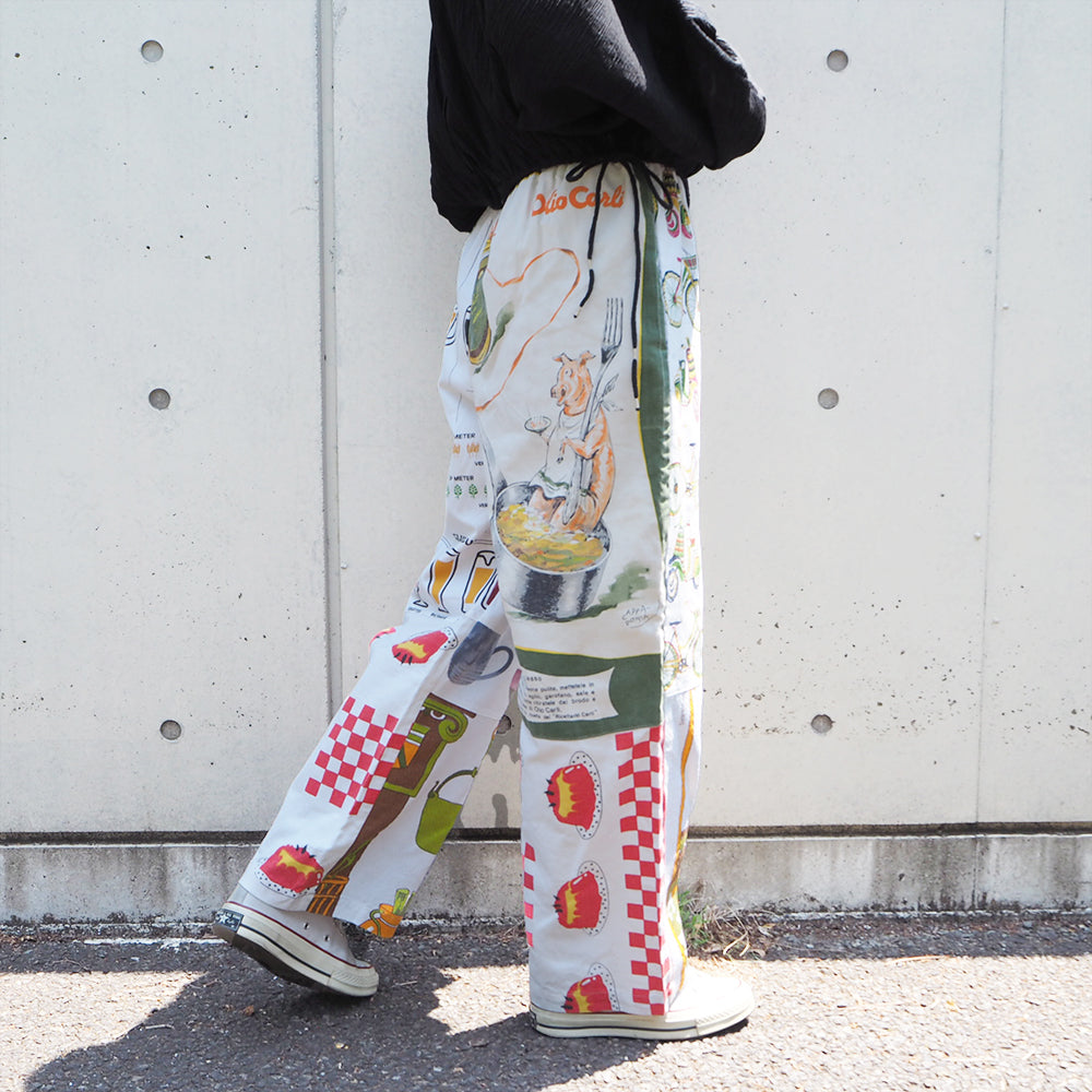 Remake Print Cloth Pants G