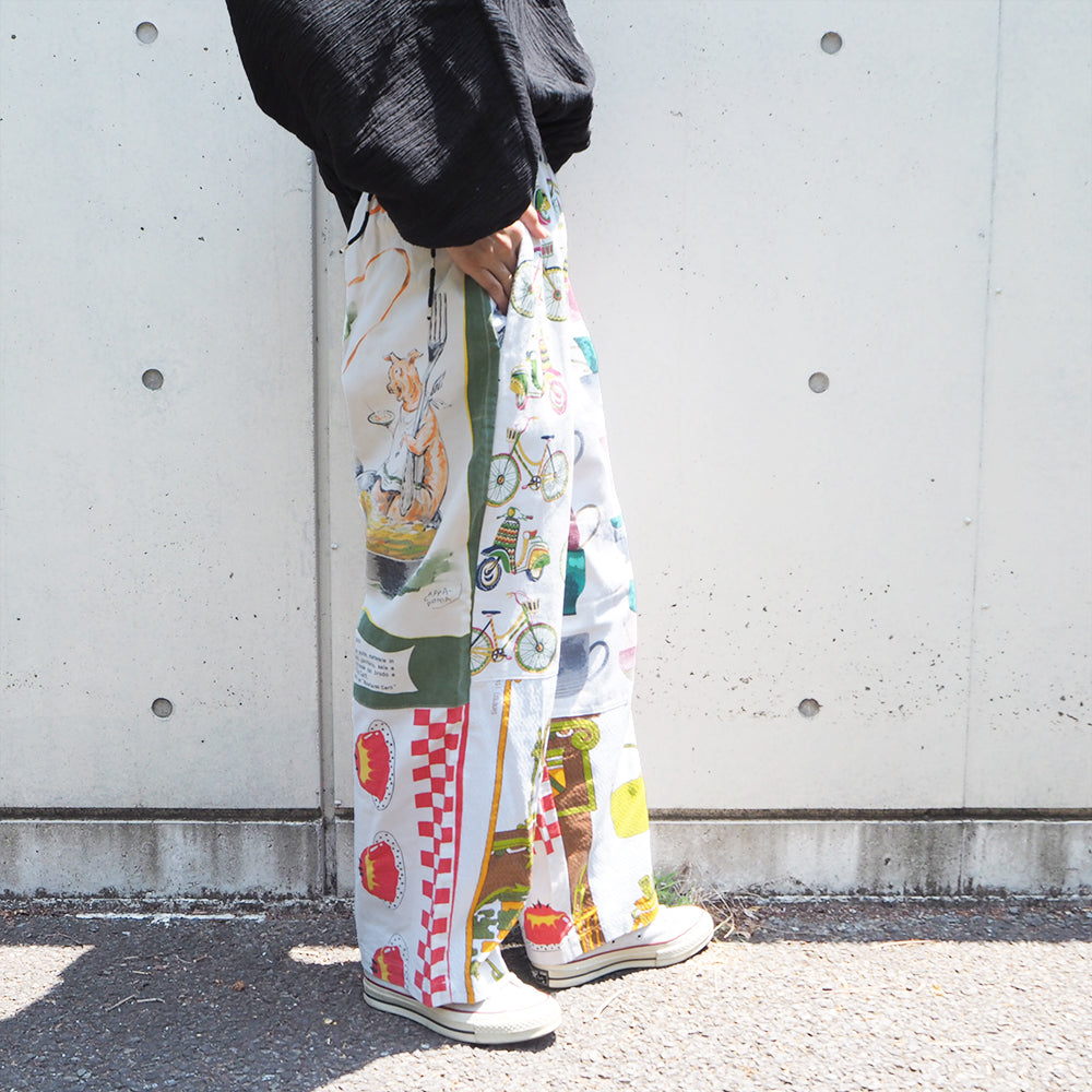 Remake Print Cloth Pants G