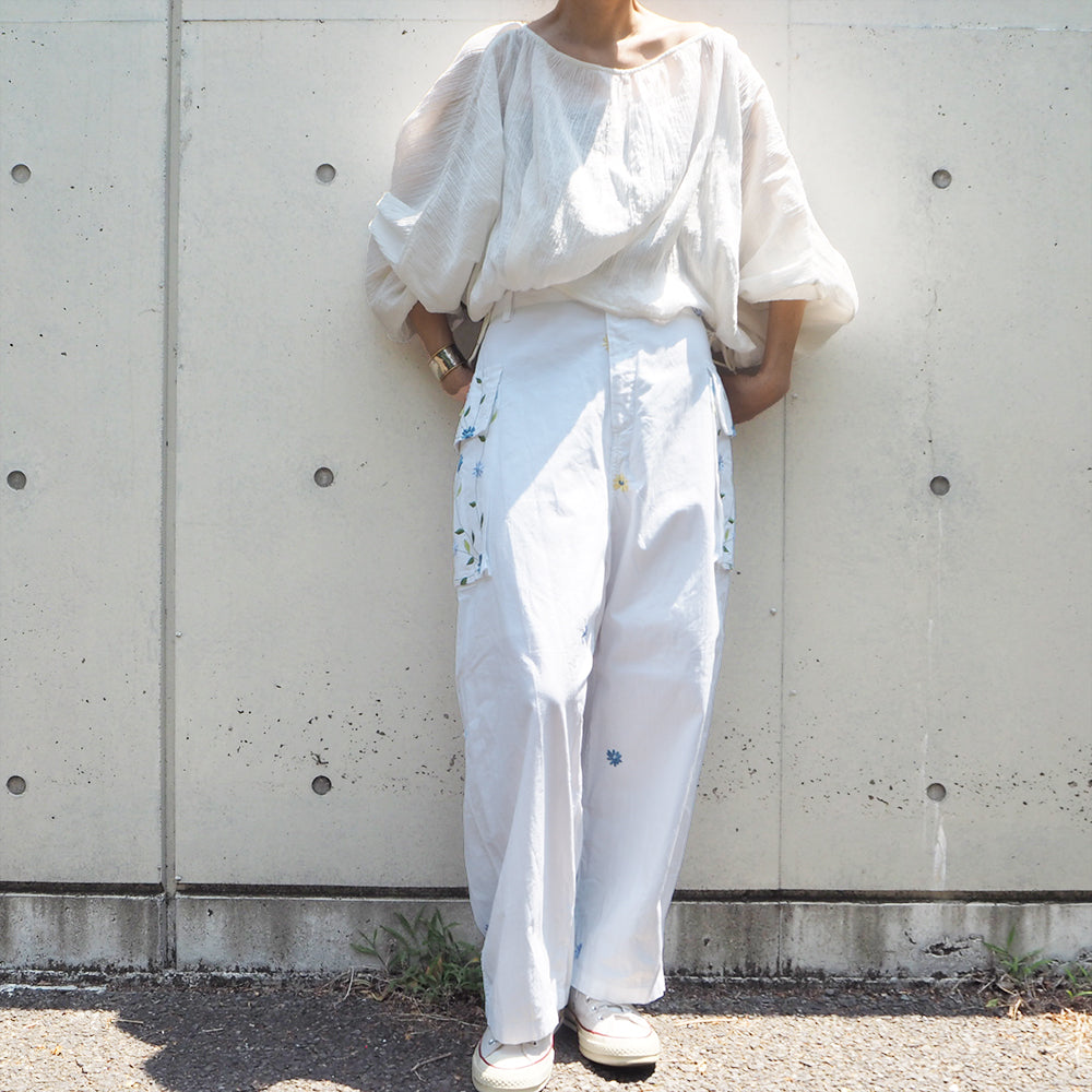 Remake Embroidery Pants H