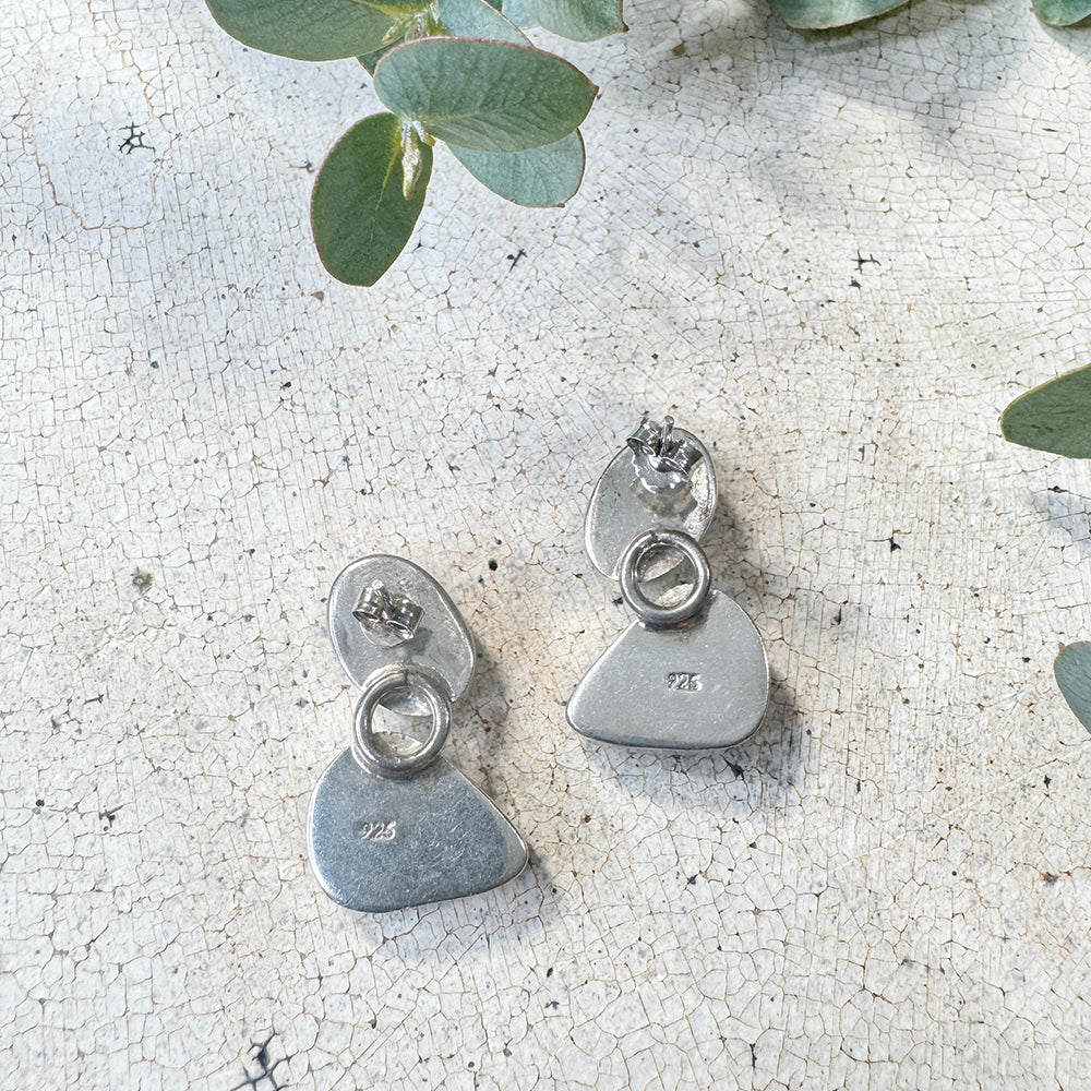 Vintage TURQ Double Drop Earring