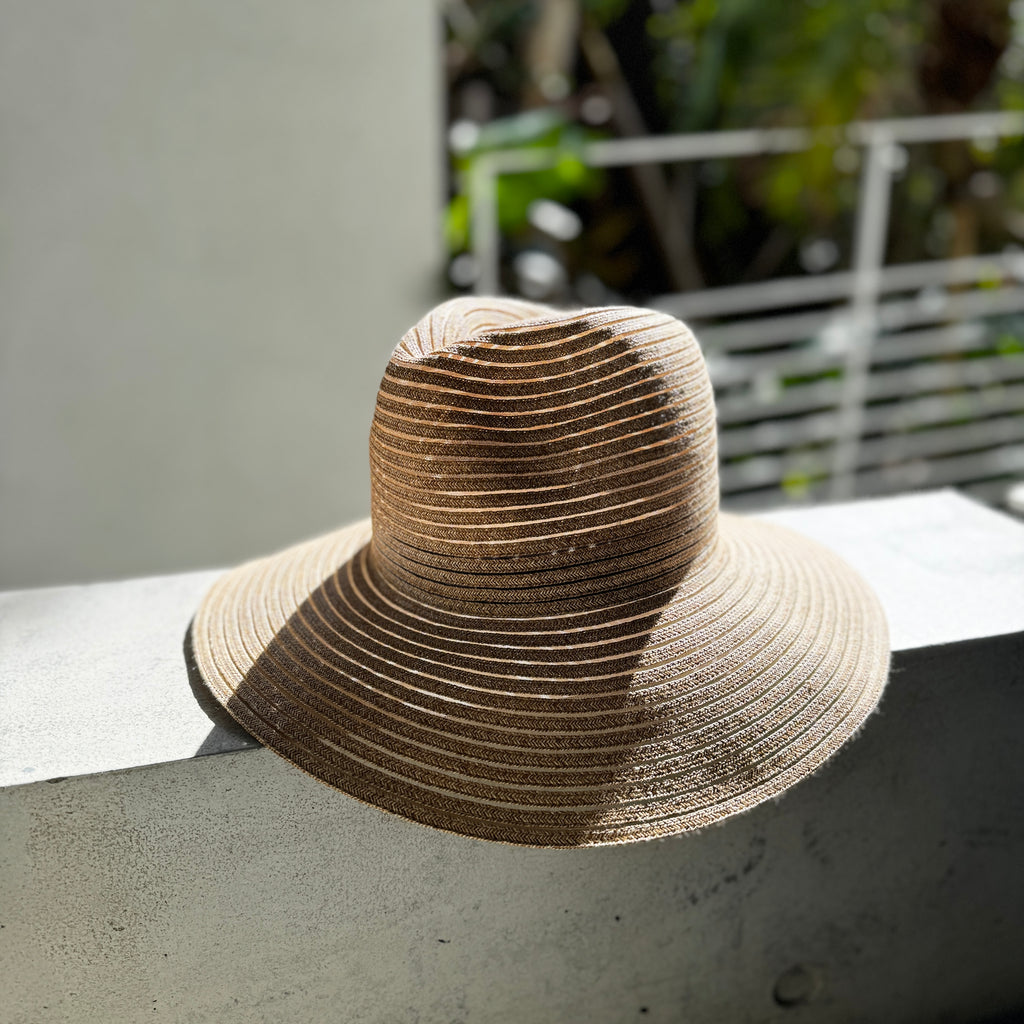 Paper Braid Sheer Fedra Hat