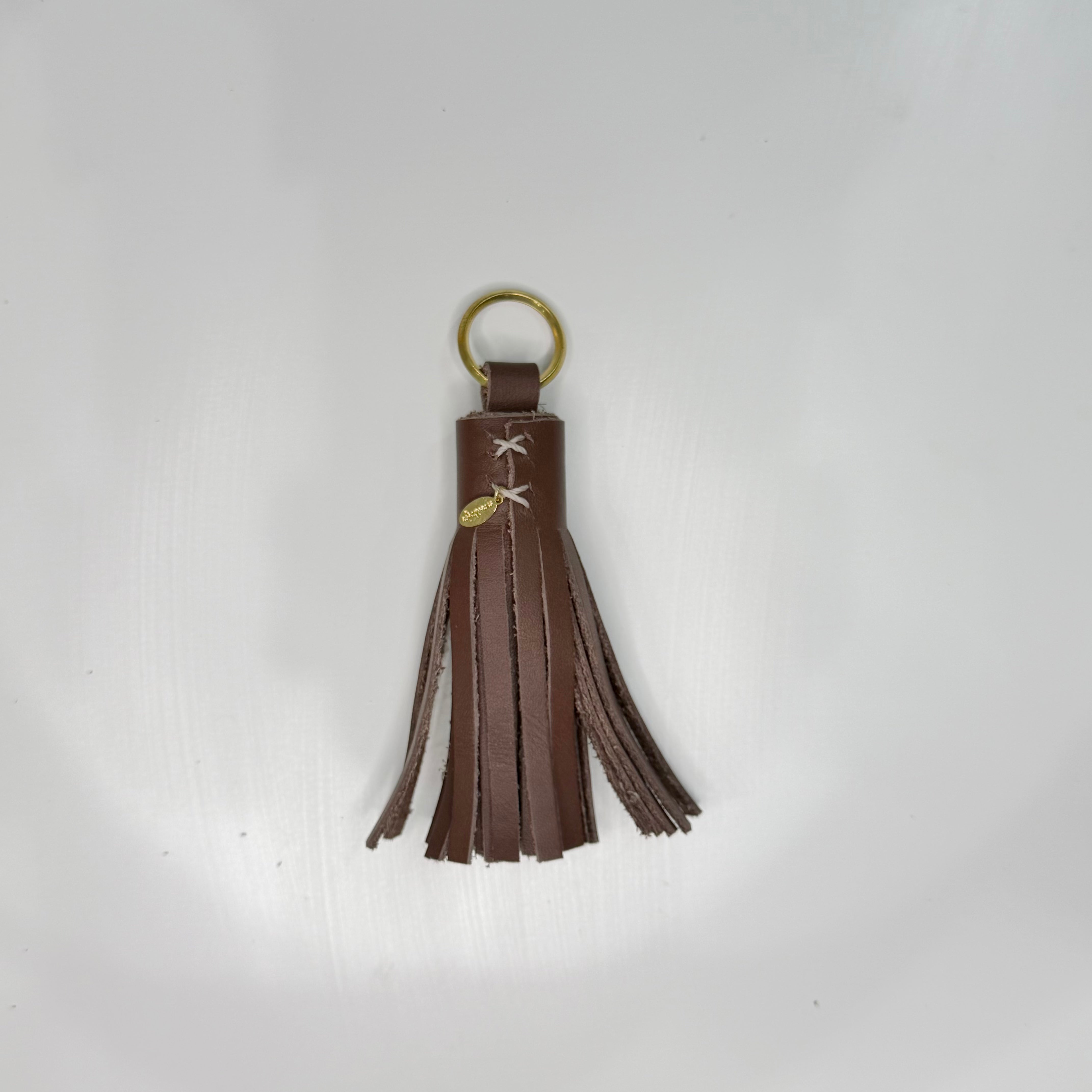 marihoja Leather Tassel (Dark Brown)