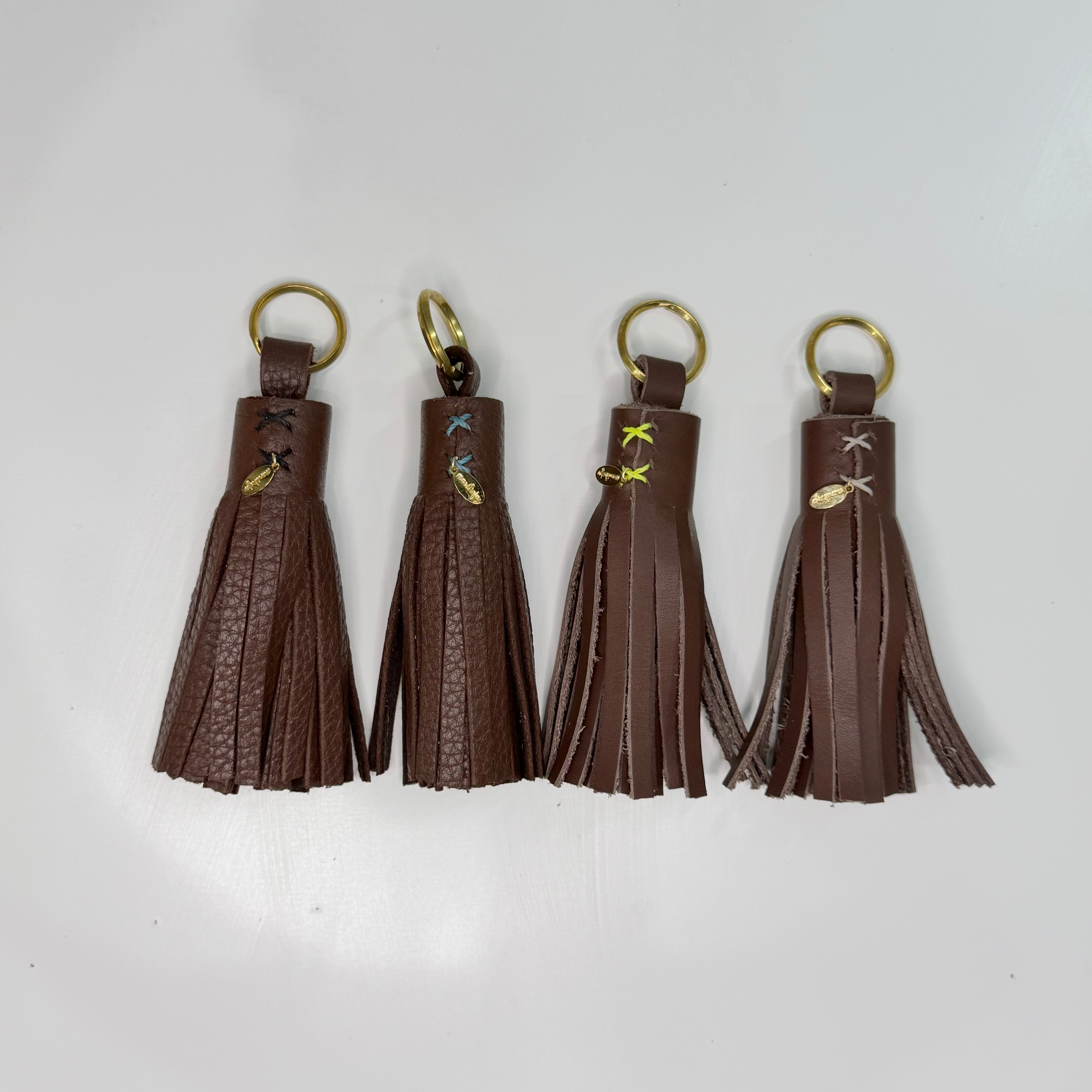 marihoja Leather Tassel (Dark Brown)