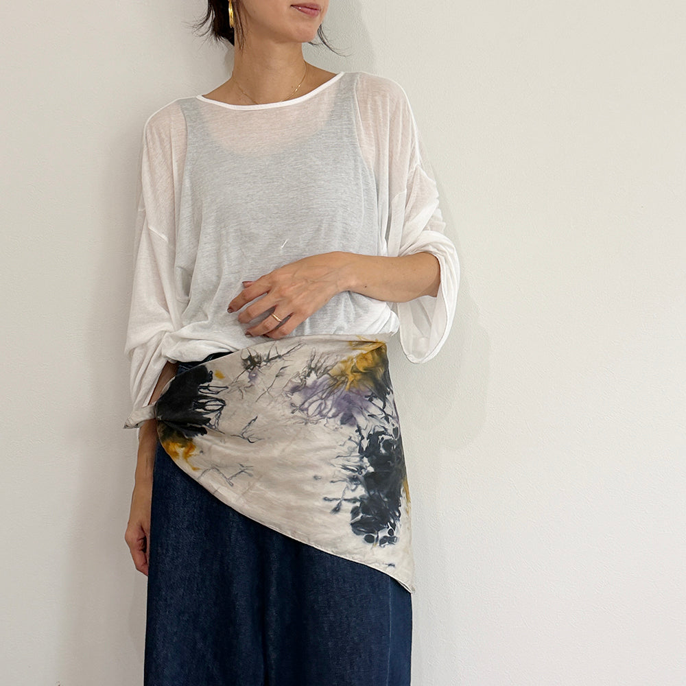 花影 -HANAKAGE- Silk Scarf