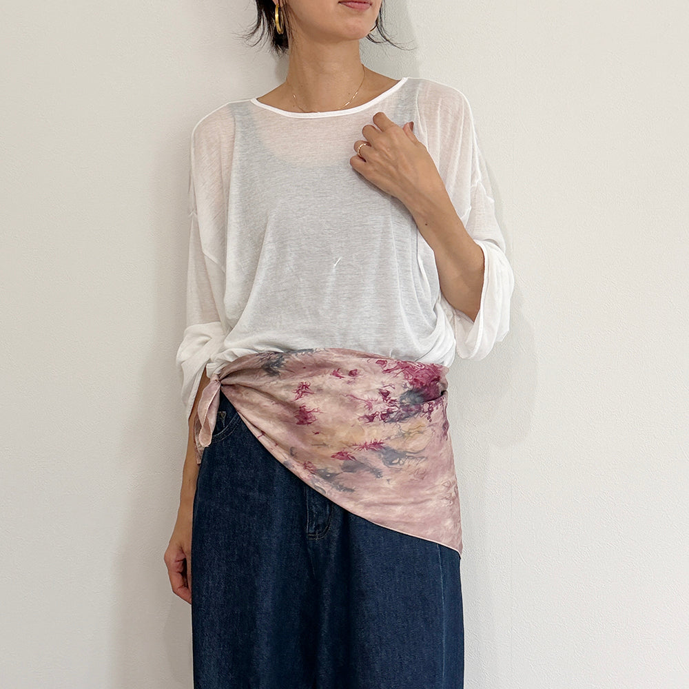 花影 -HANAKAGE- Silk Scarf