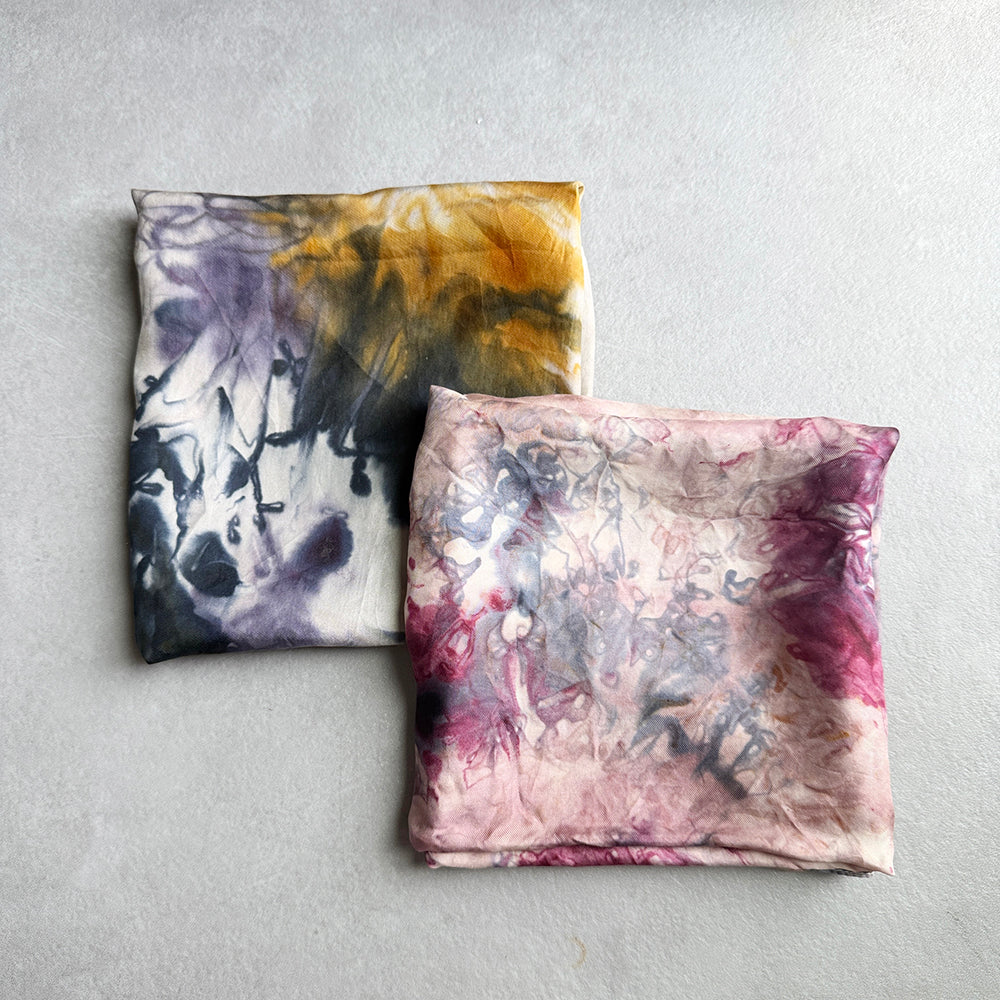 花影 -HANAKAGE- Silk Scarf