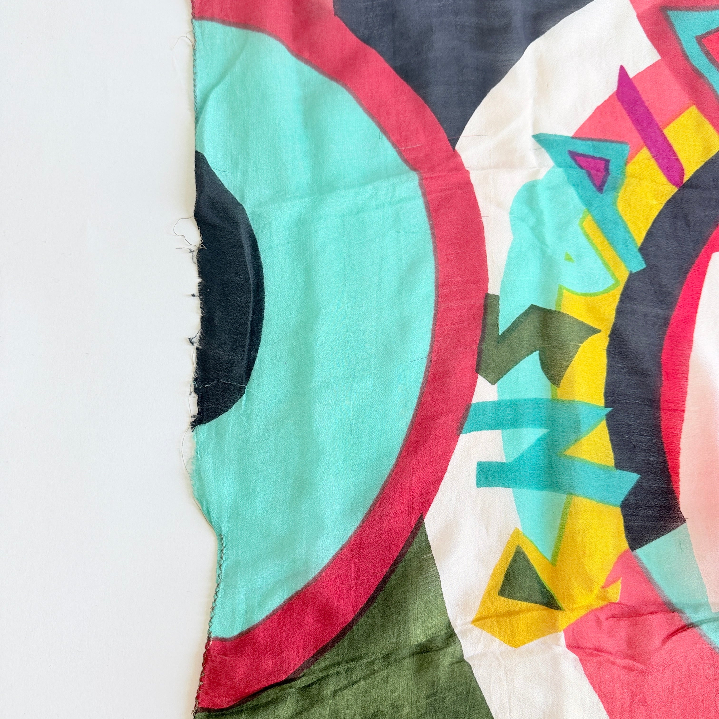 Vintage Silk scarf _L-2_