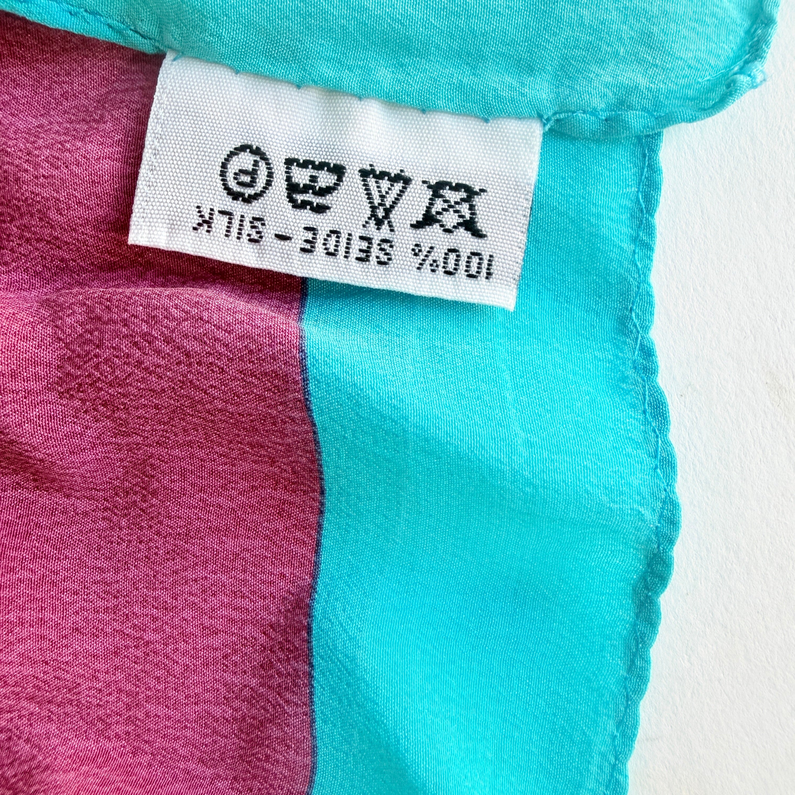Vintage Silk scarf _M-6_