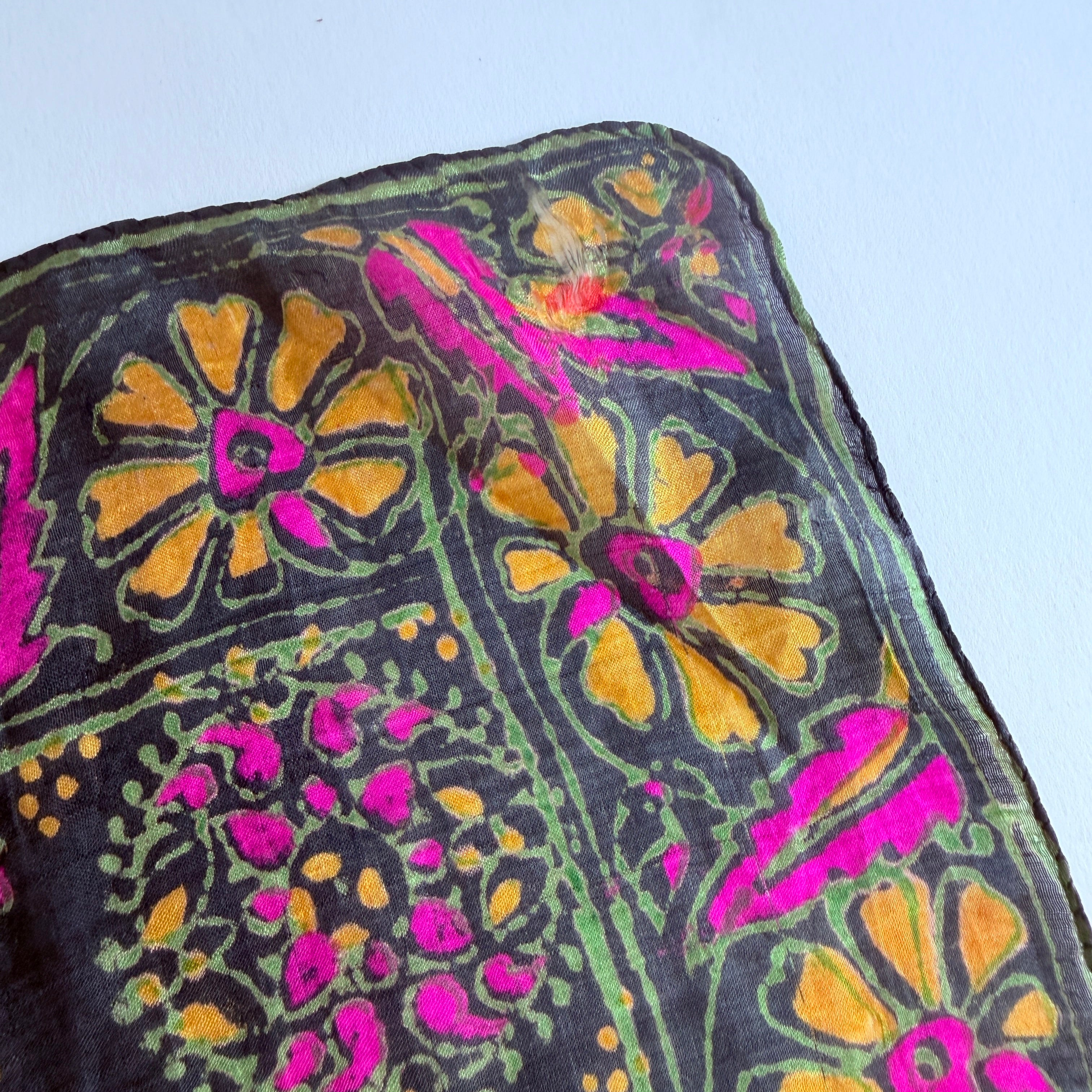 Vintage Silk scarf _S-4_