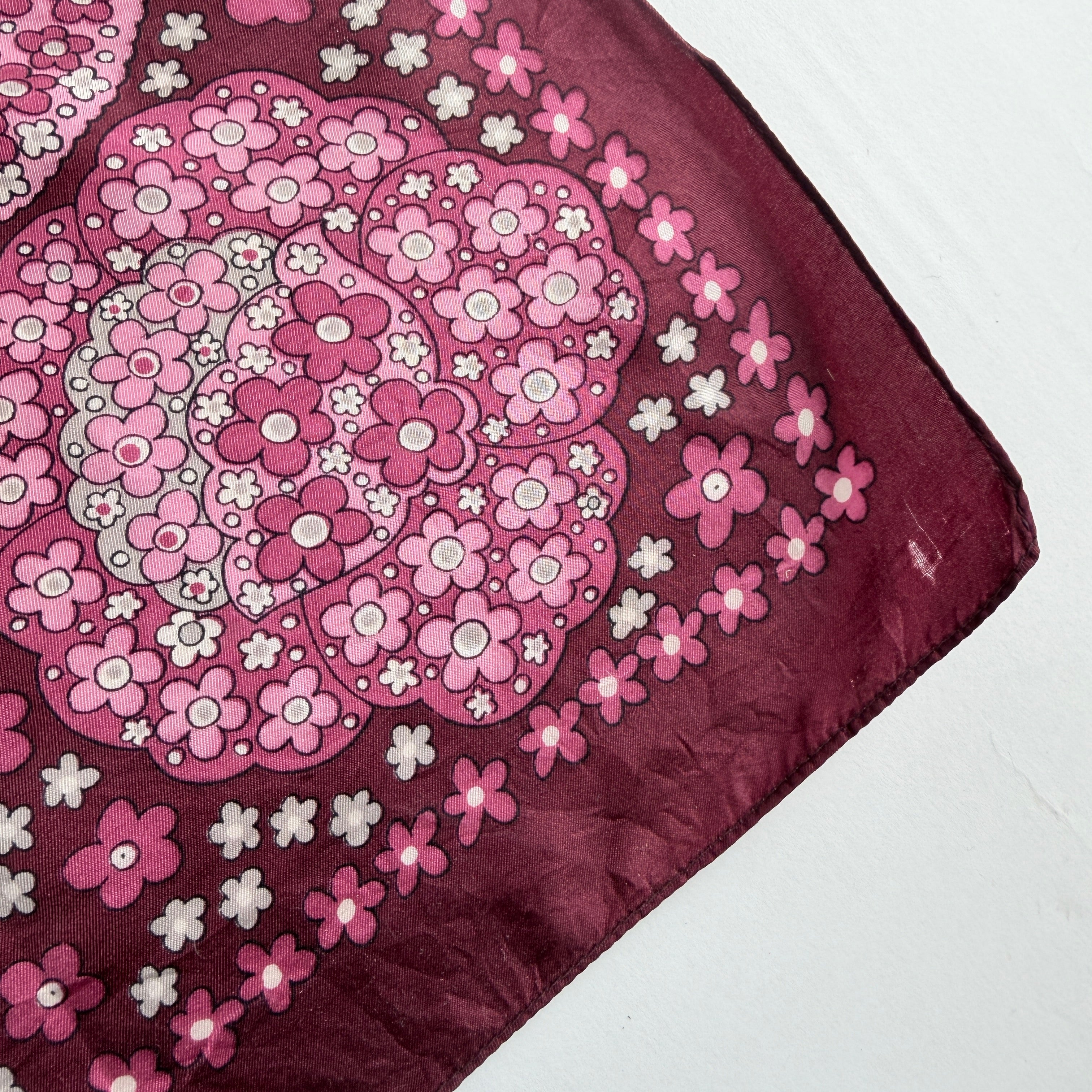 Vintage Silk scarf _M-29_