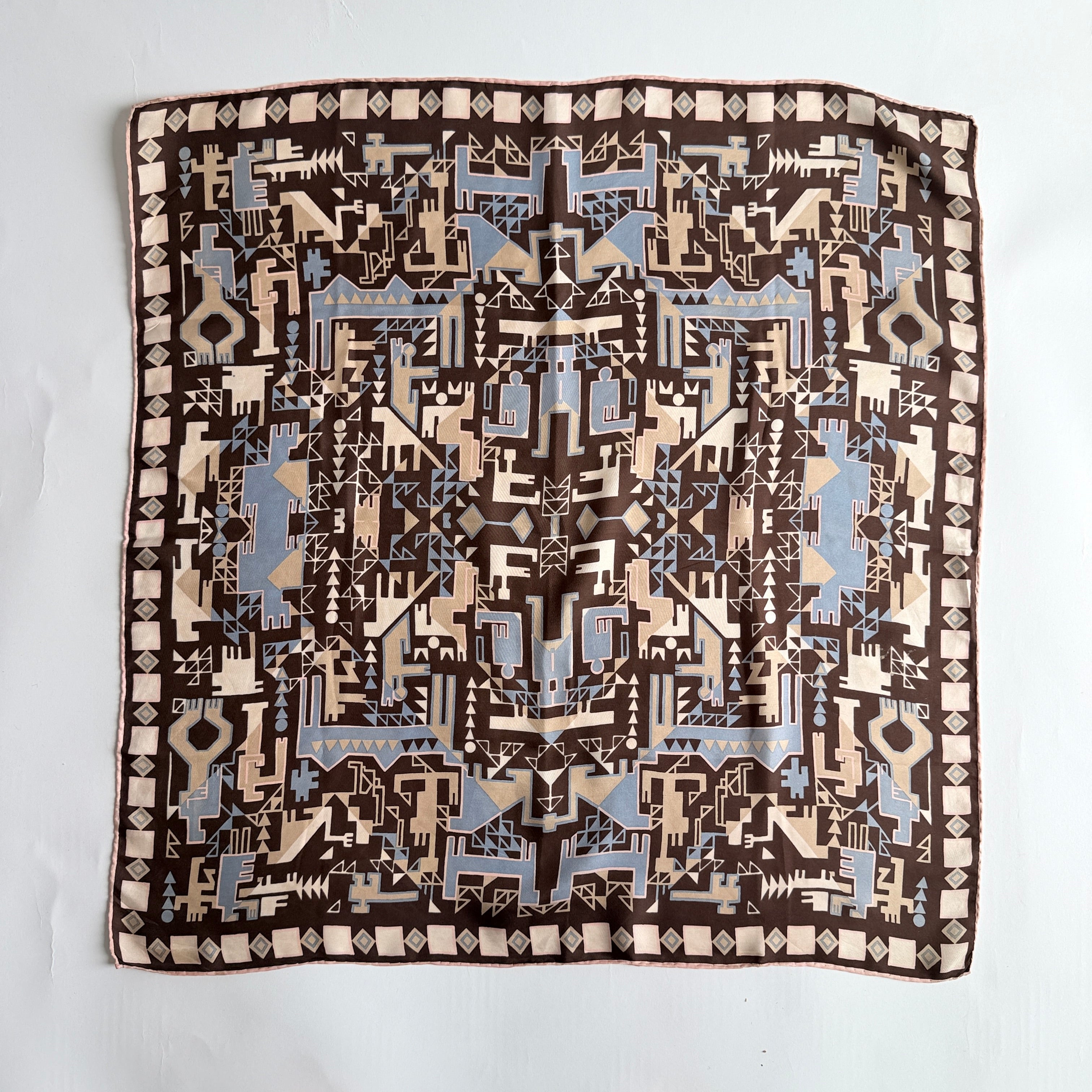 Vintage Silk scarf _M-36_