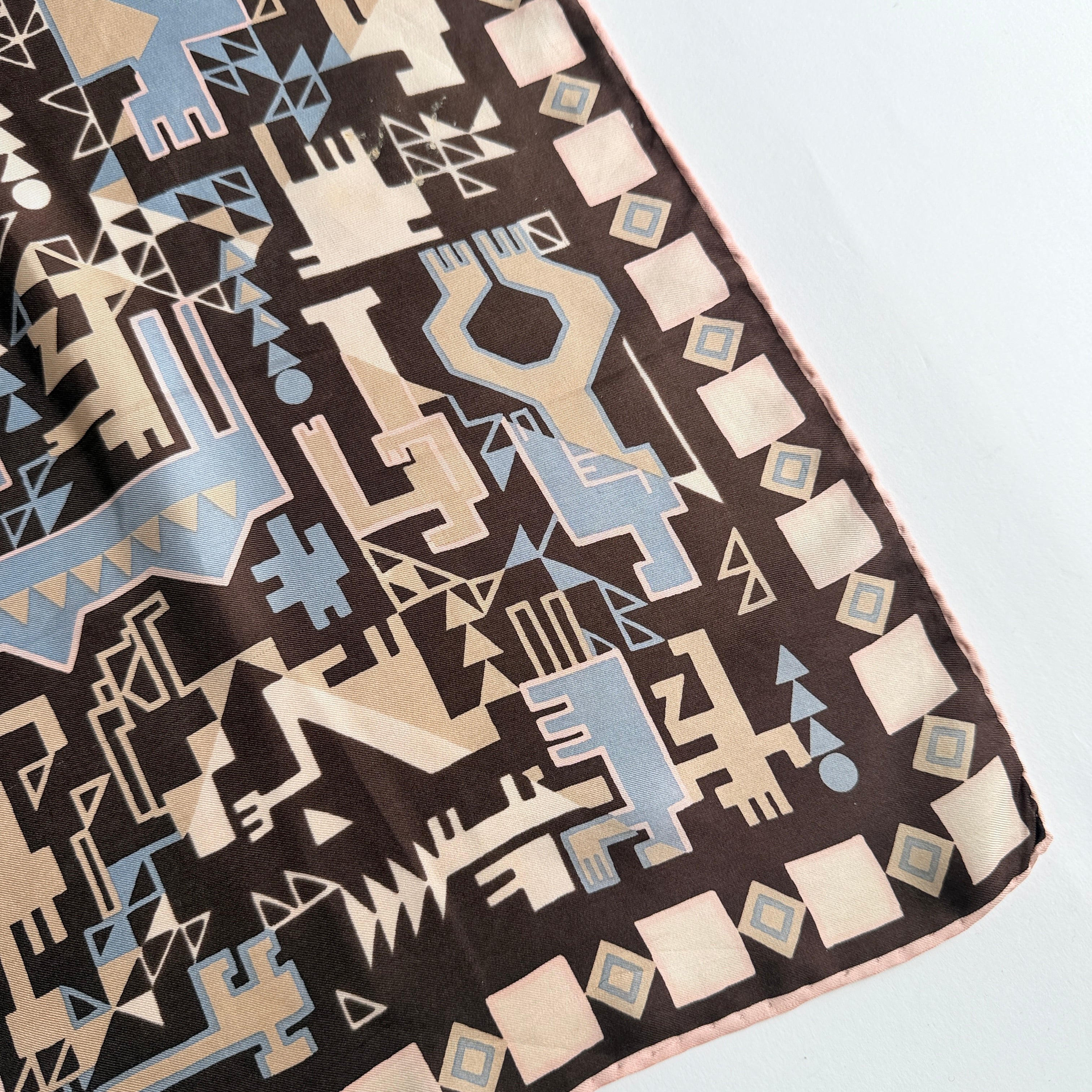 Vintage Silk scarf _M-36_