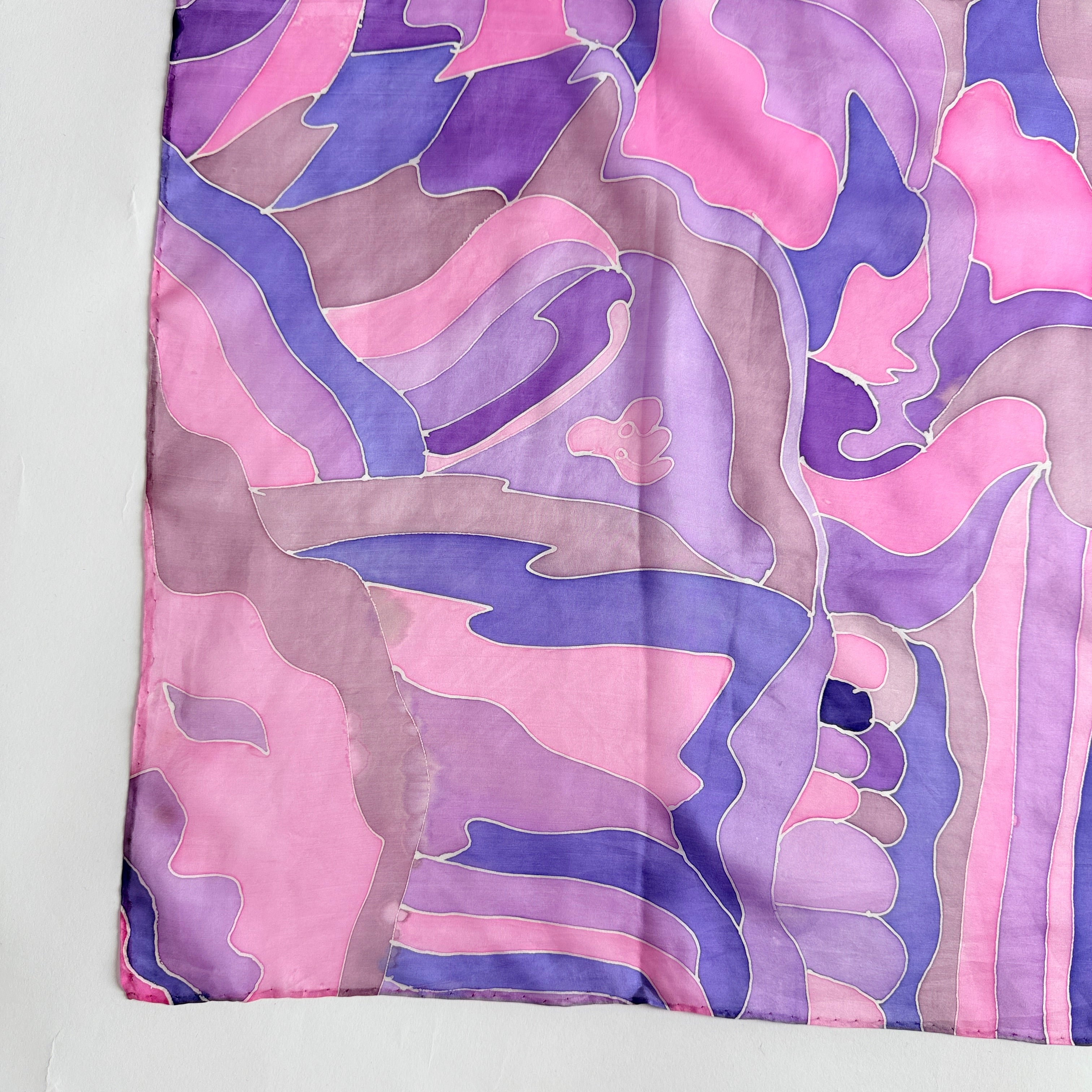 Vintage Silk scarf _L-19