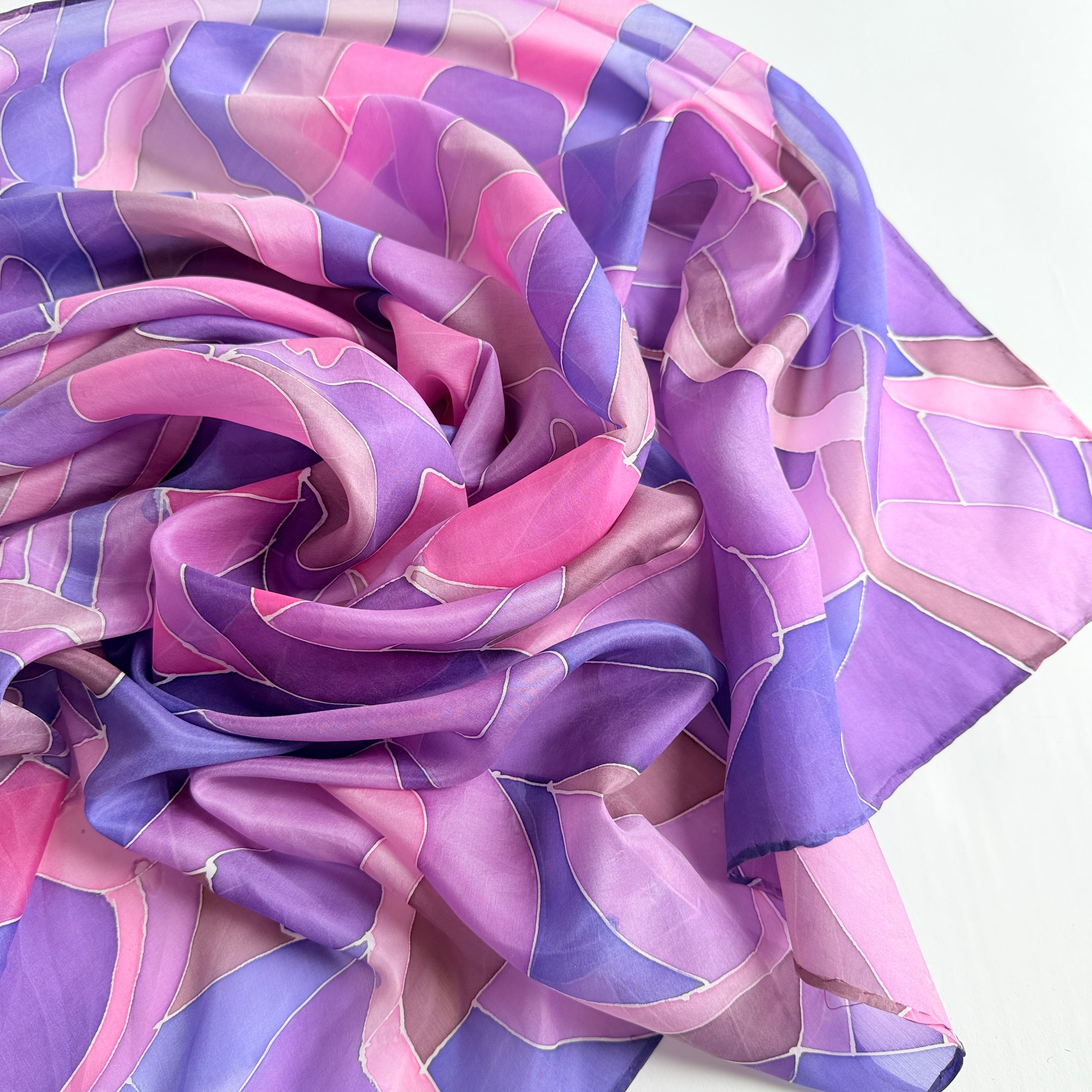 Vintage Silk scarf _L-19