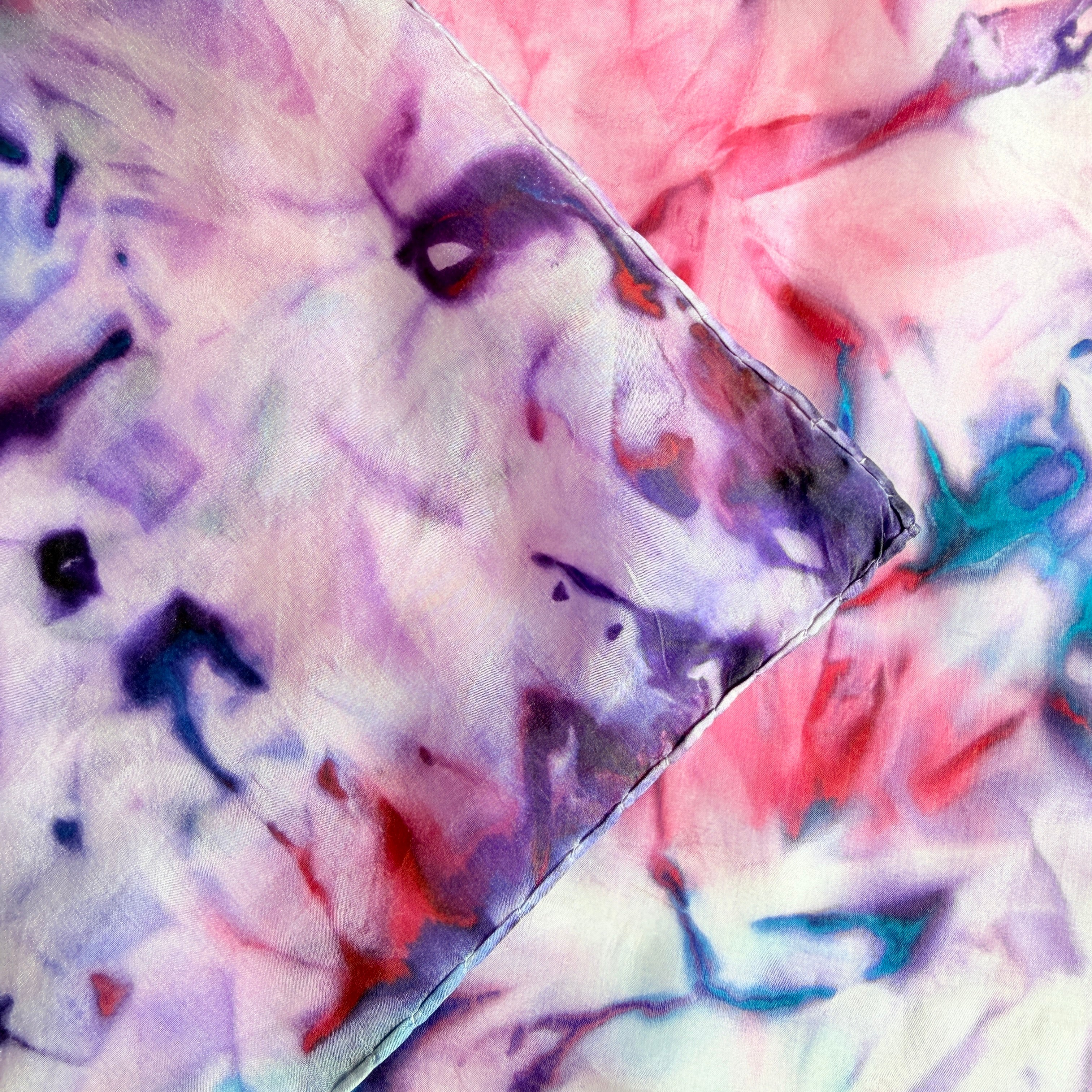 Vintage Silk scarf _L-10_