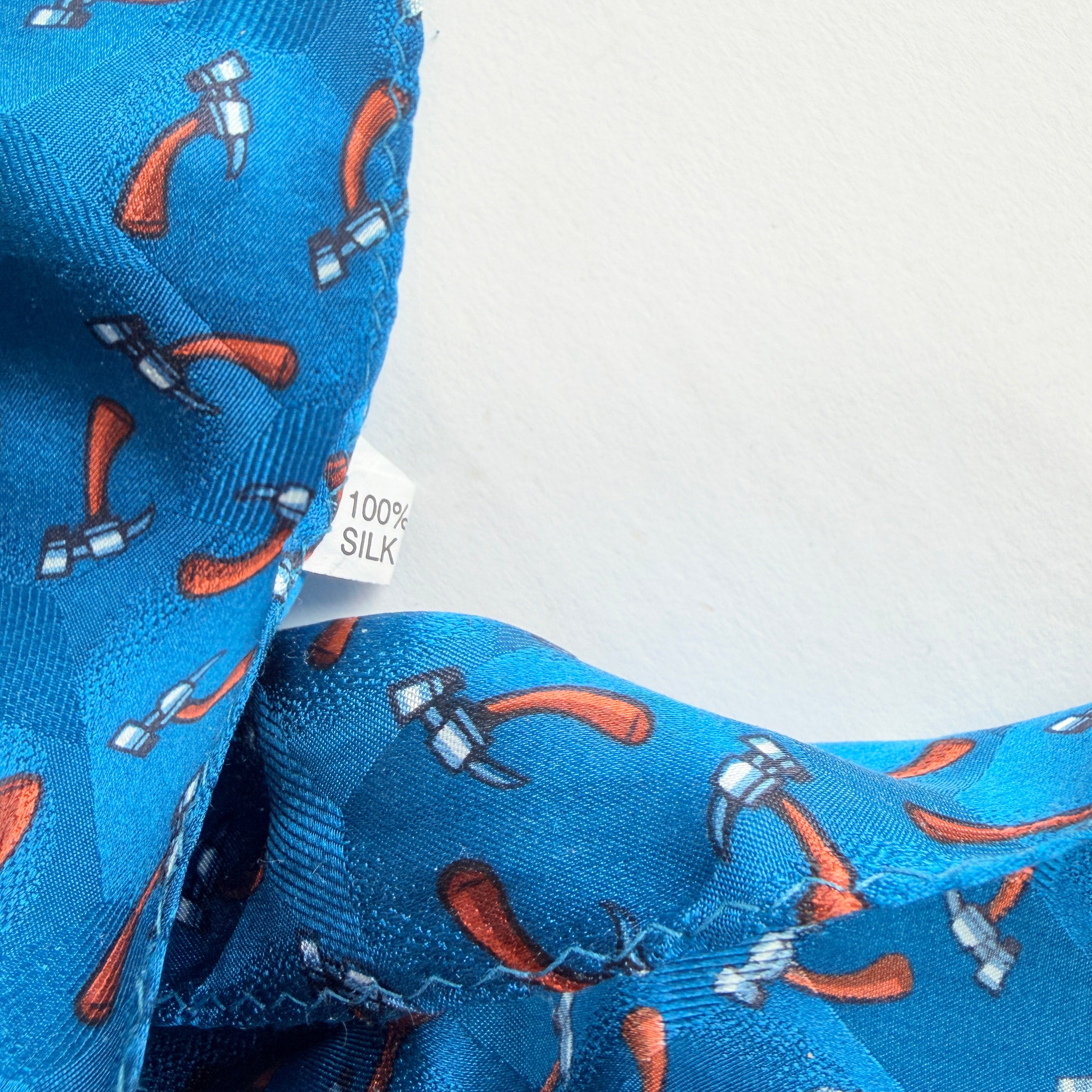 Vintage Silk scarf _L-21