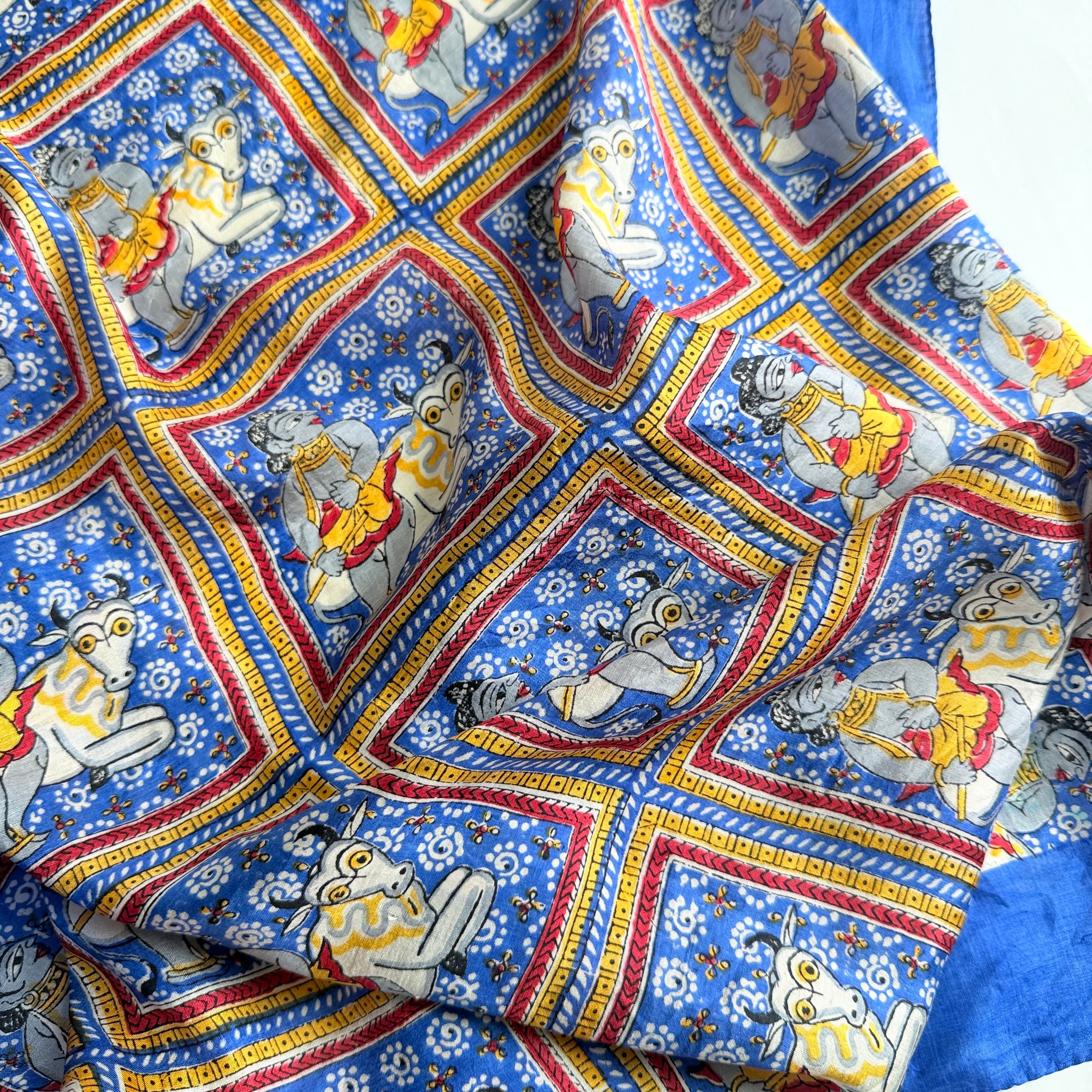 Vintage Silk scarf _M-21