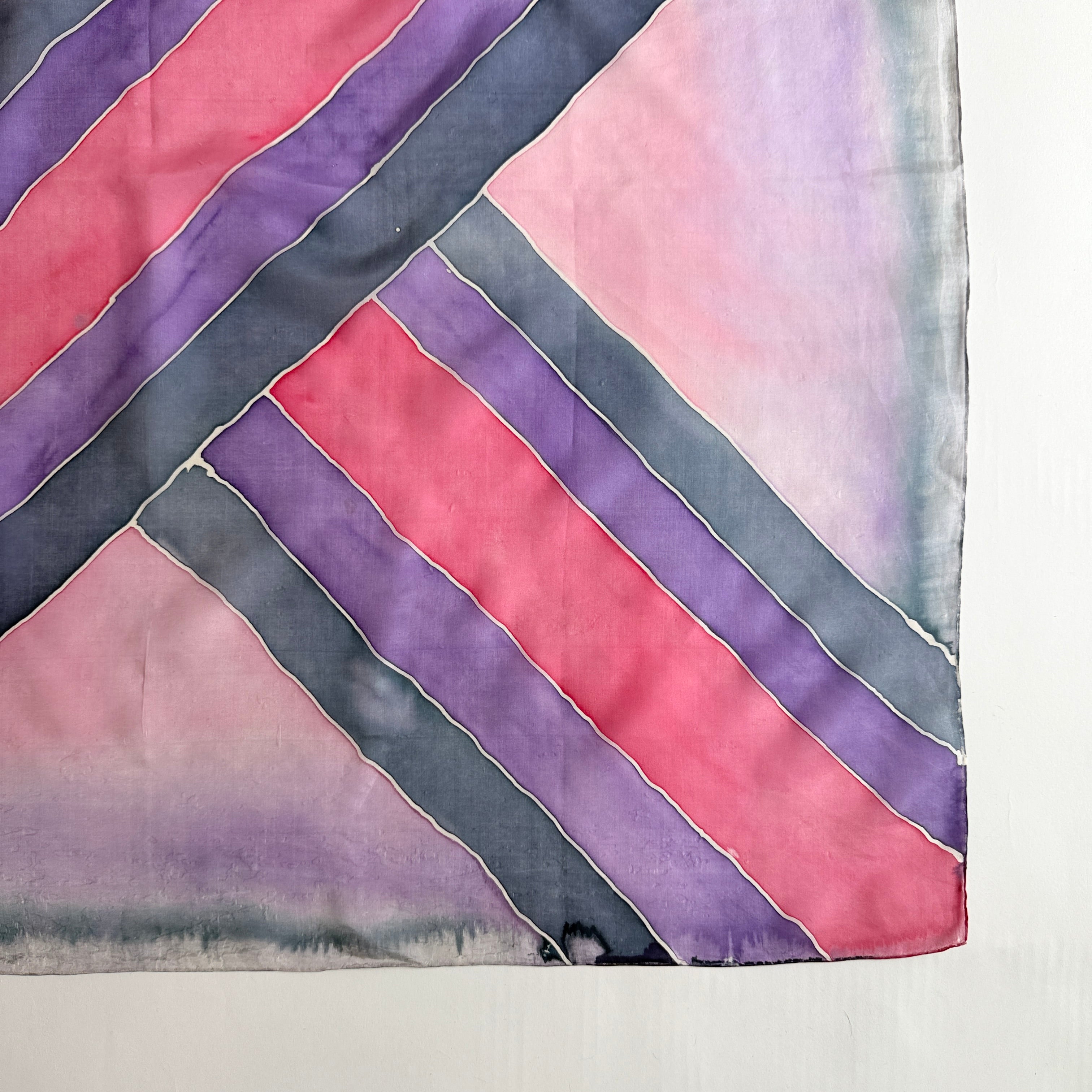 Vintage Silk scarf _L-12