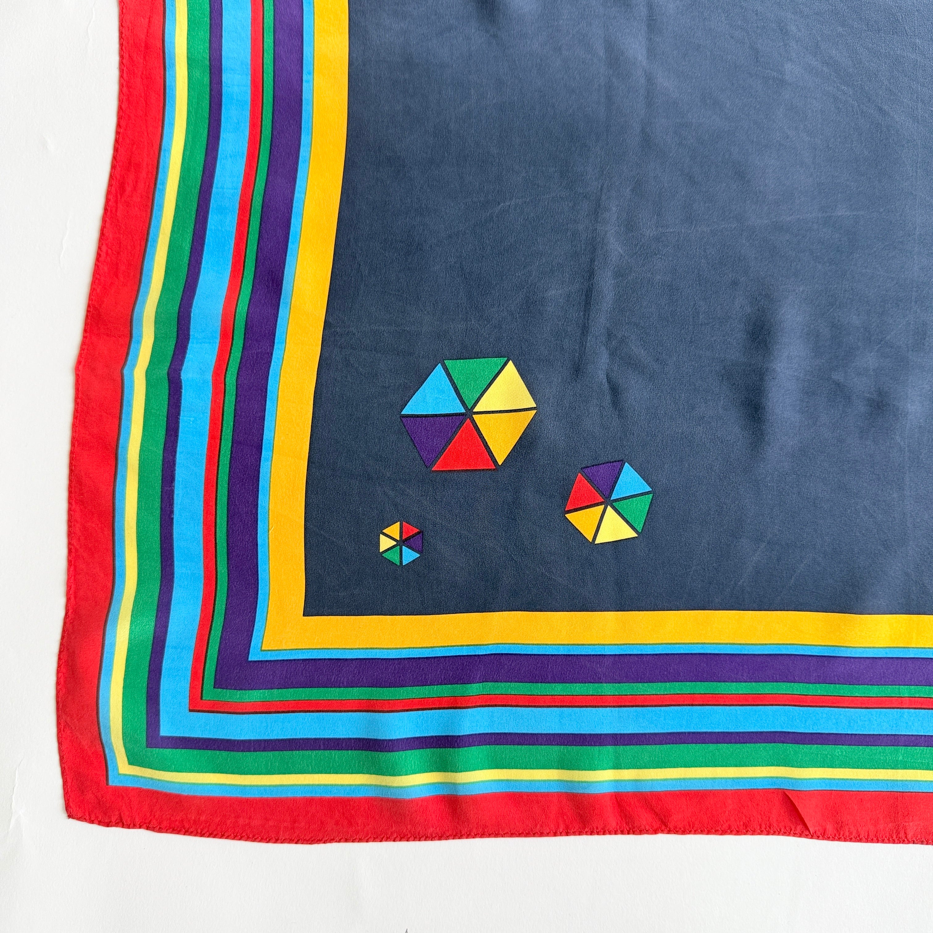 Vintage Silk scarf _M-18_
