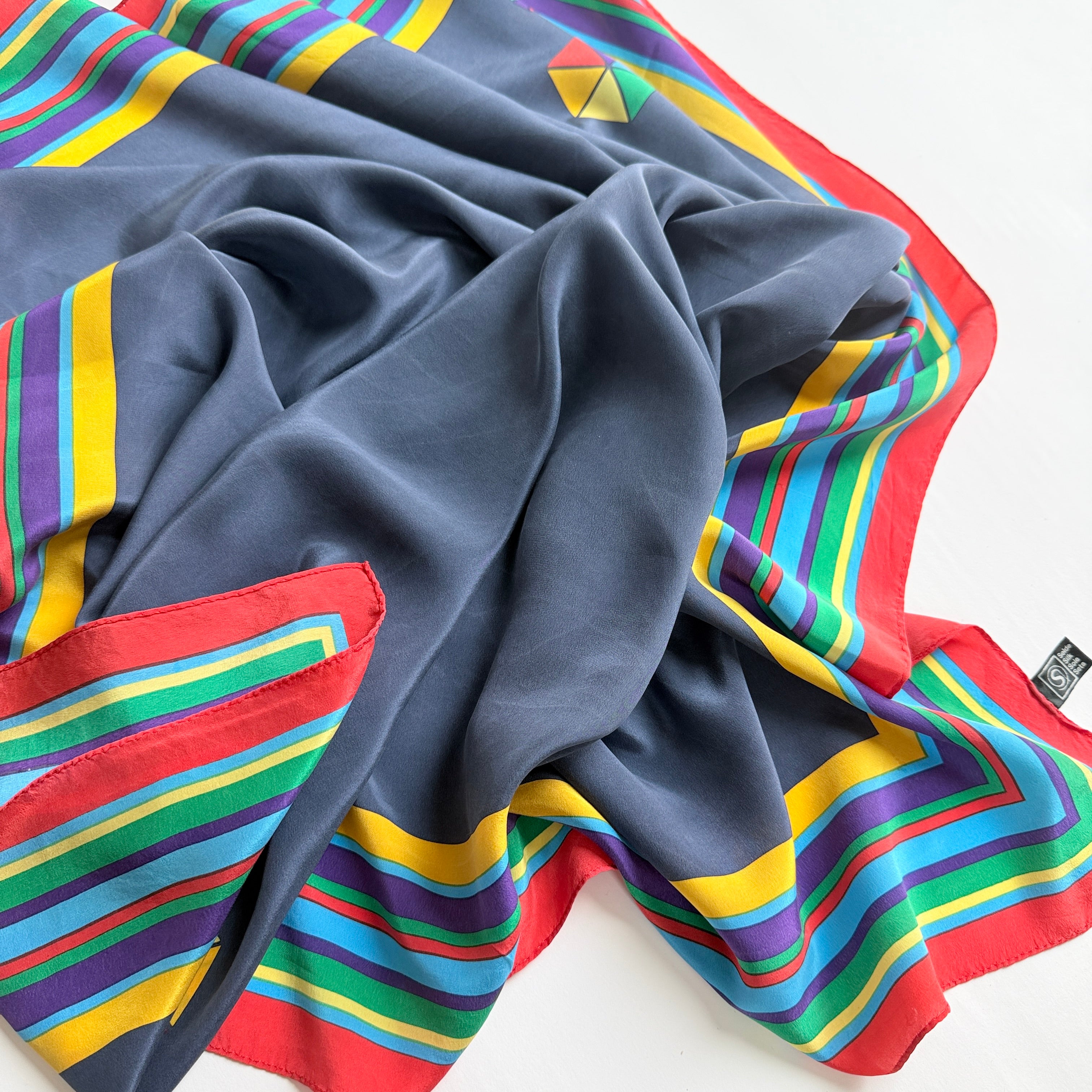 Vintage Silk scarf _M-18_