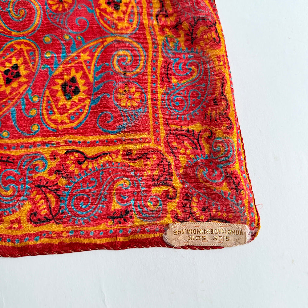 Vintage Silk scarf _S-30_
